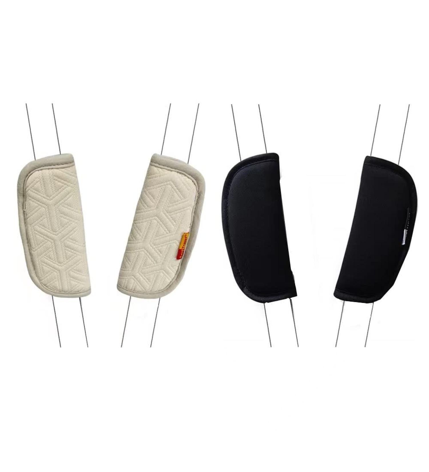 RuishiLinh Soft Baby Child Harness Car Seat Belt Covers - 2 Pairs | Safety Shoulder Pad Protection Cushion for Infant Stroller Pushchair Seatbelt - Buy Online on SooperMarket.com
