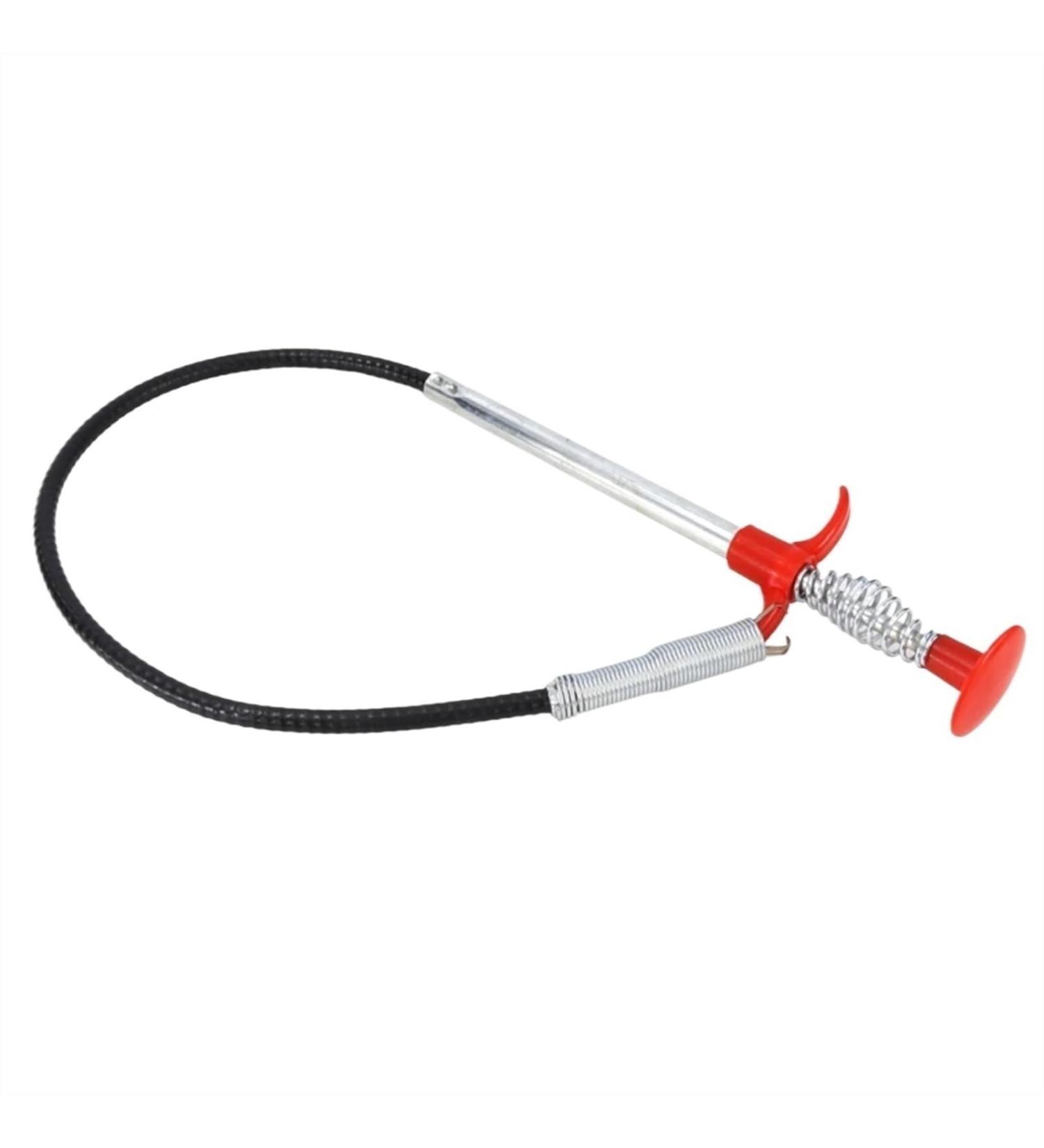 60cm Spring Pipe Dredging Tool - Metal Wire Drain Cleaner Stick for Kitchen Sink & Sewer Clog Removal | International Shipping Available - Buy Online on SooperMarket.com