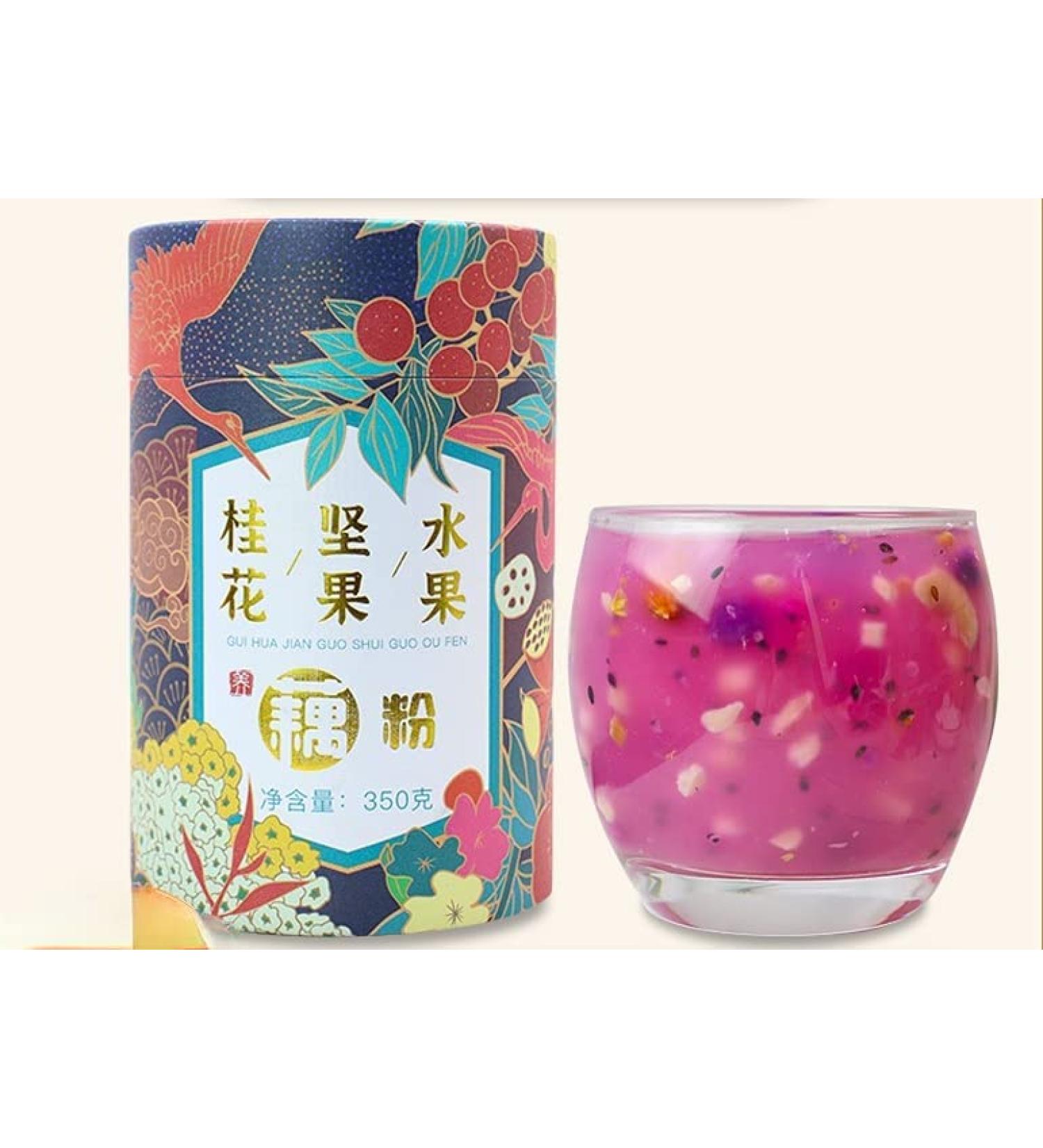 Sweet Scented Osmanthus Nut Fruit Lotus Root Soup 350g/can Brewed Nut Lotus Root Soup Nutritious Breakfast Congee Delicious and Convenient Instant Lotus Root Soup (5 can) Potato 5 can - Buy Online on SooperMarket.com