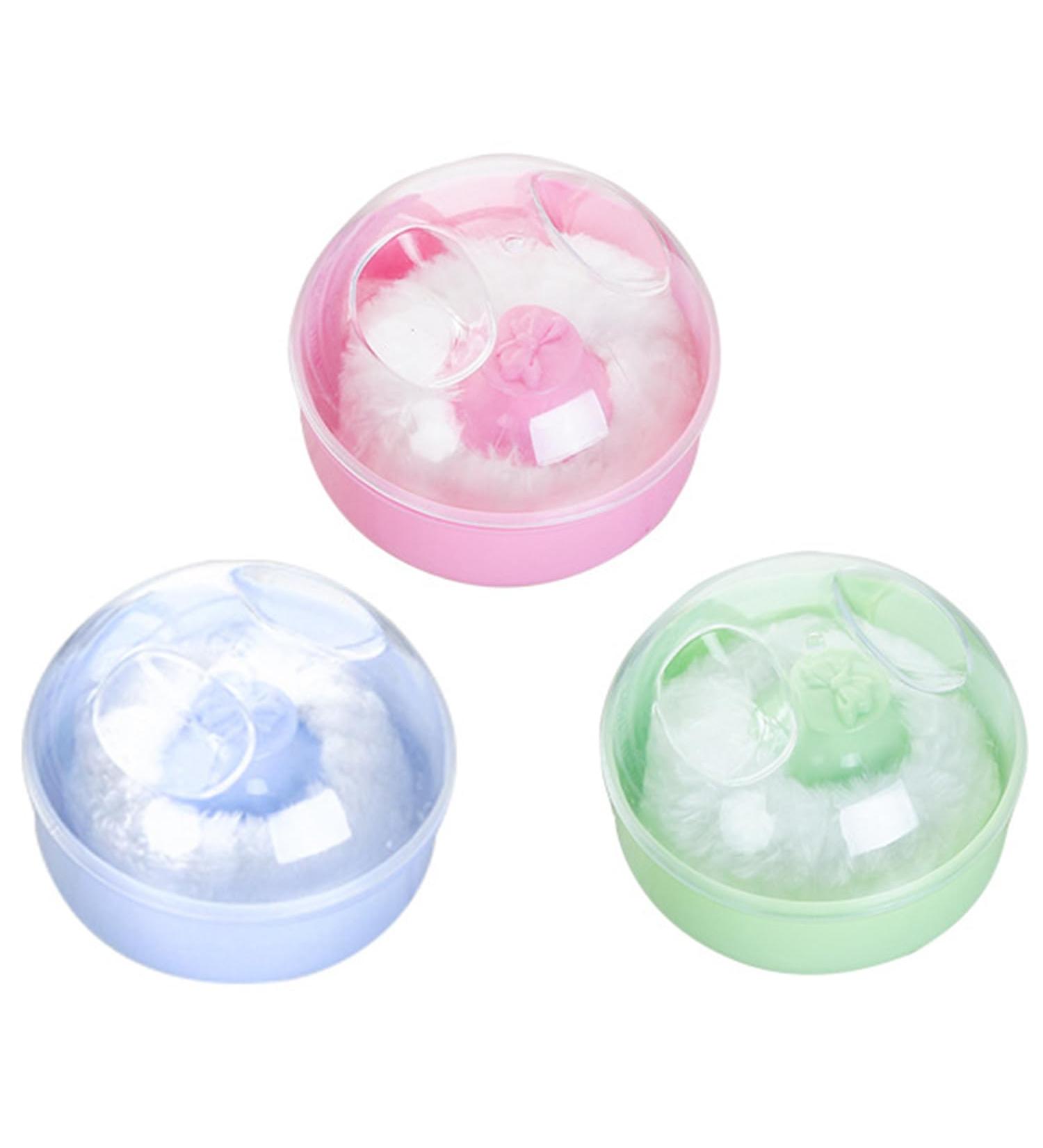 JNAWA Baby Powder Puff Box Set - Portable Fluffy Cosmetic Sponge for Maternal and Child Care - Buy Online on SooperMarket.com