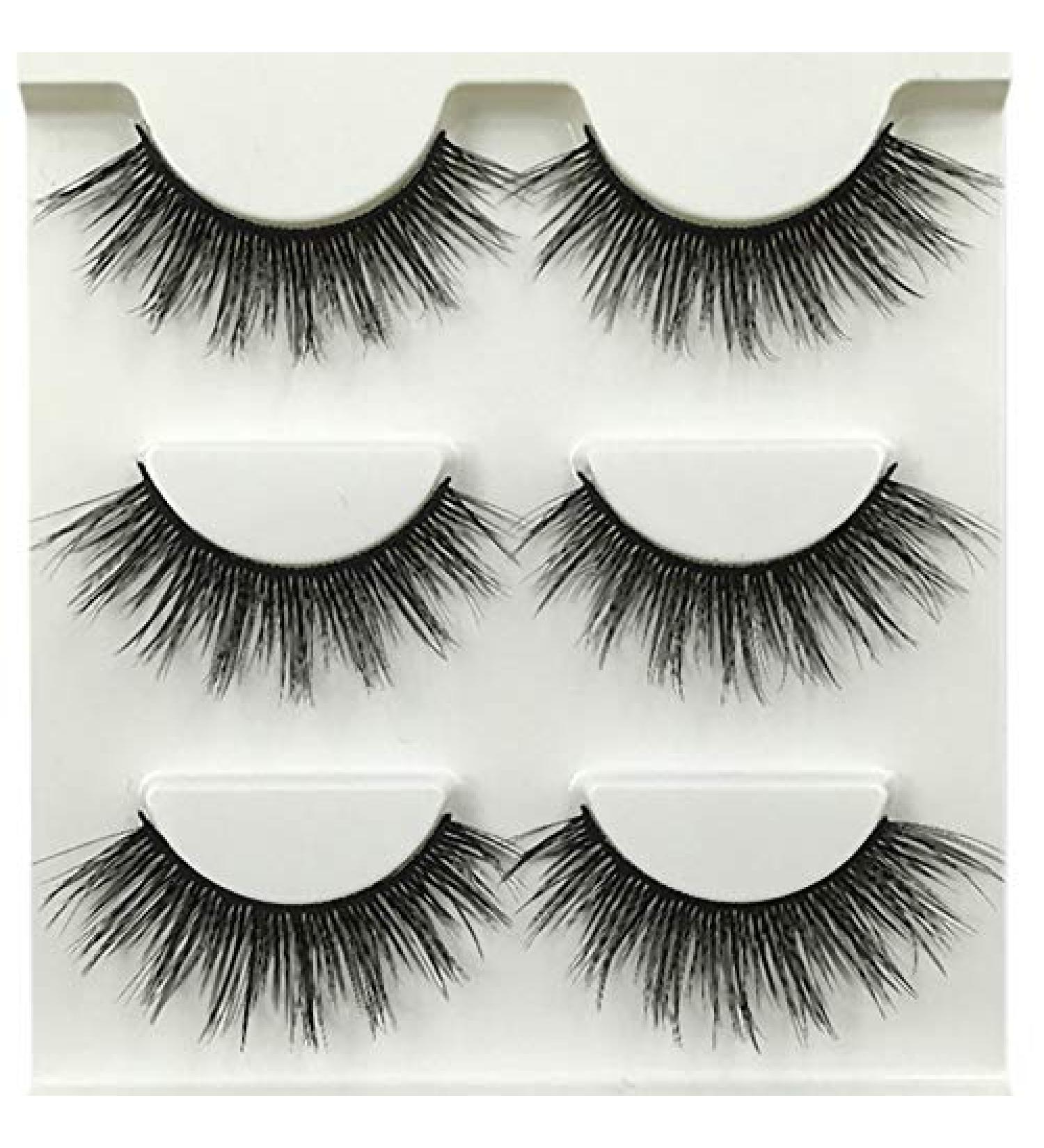 Desikixudy 3D-16 False Eyelashes Handmade 3D Eyelashes Soft And Comfortable Natural And Long Slim - Buy Online on SooperMarket.com