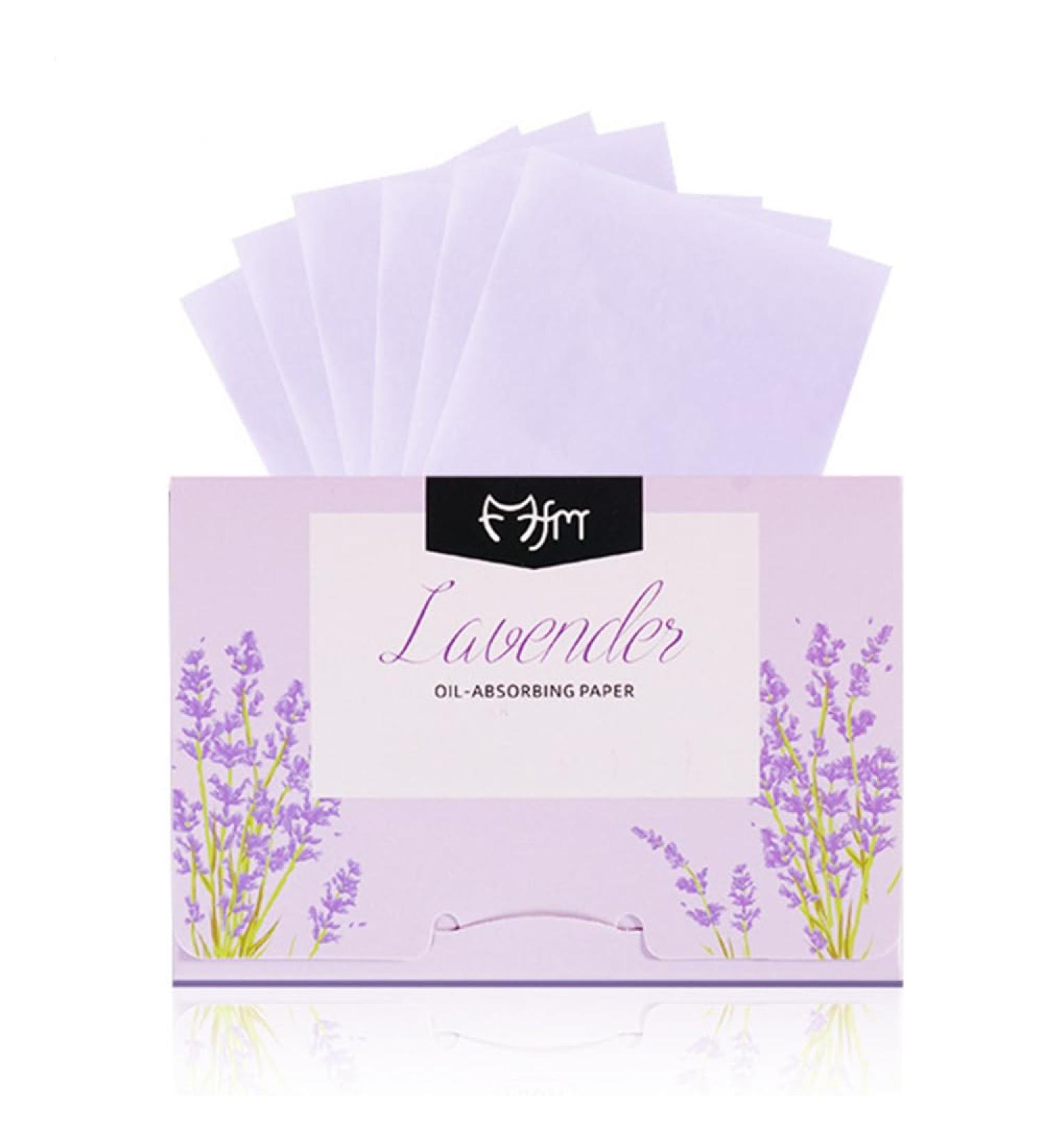 Oil Blotting Paper - 100 Sheets, Natural Facial Portable Oil Control Sheets with Natural Fragrance for Men, Women, and Students - Purple - Buy Online on SooperMarket.com