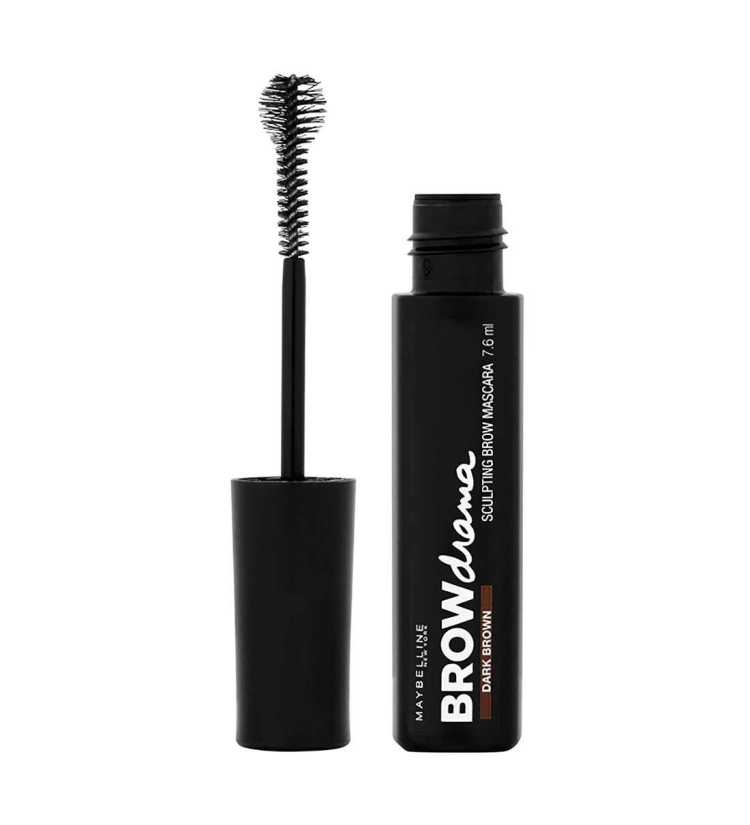 Gemey Maybelline Brow Drama Mascara Dark Brown | Defined and Bold Eyebrows - Buy Online on SooperMarket.com