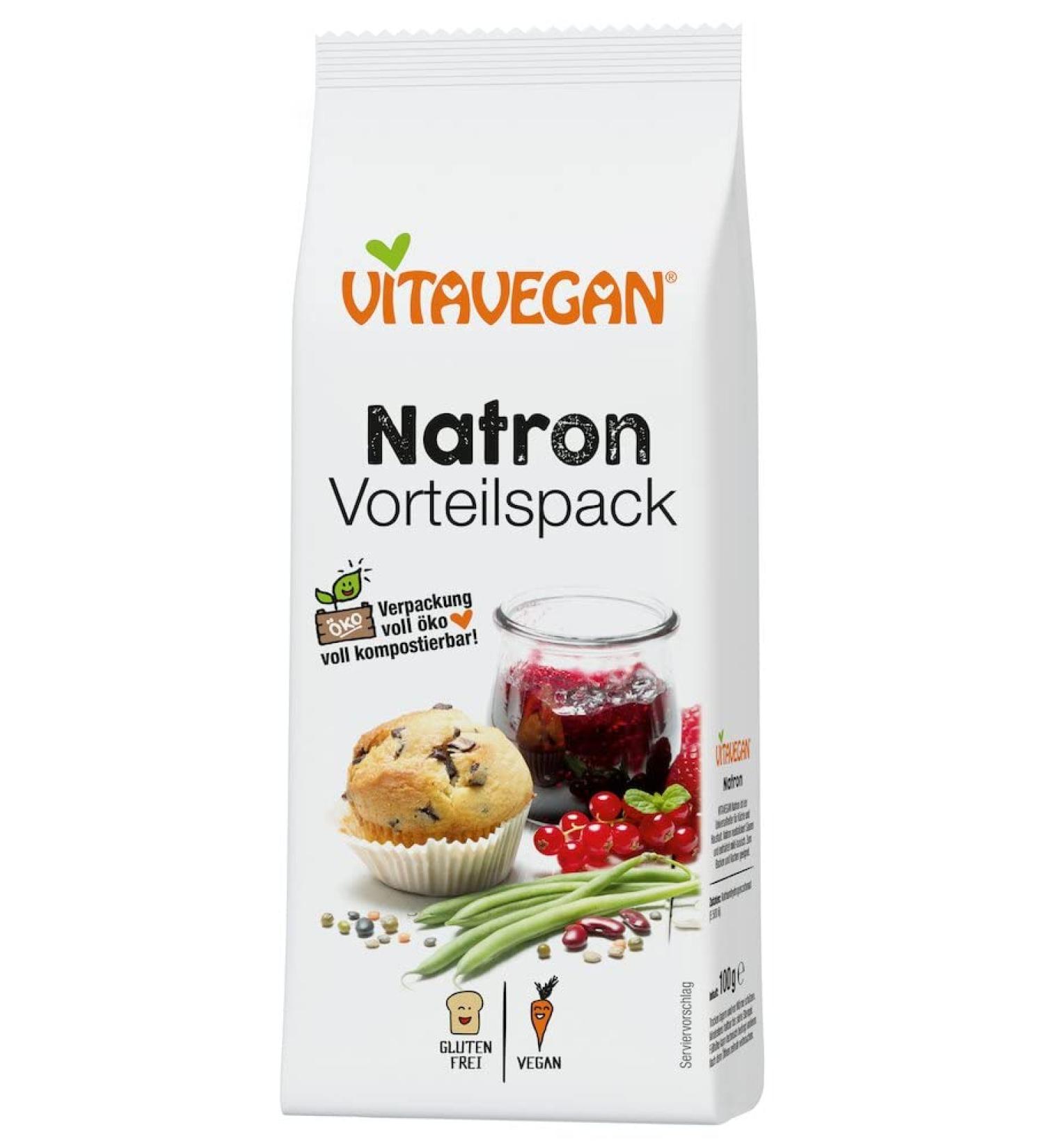Baking soda conventional value pack Vitavegan (6 x 100 gr)