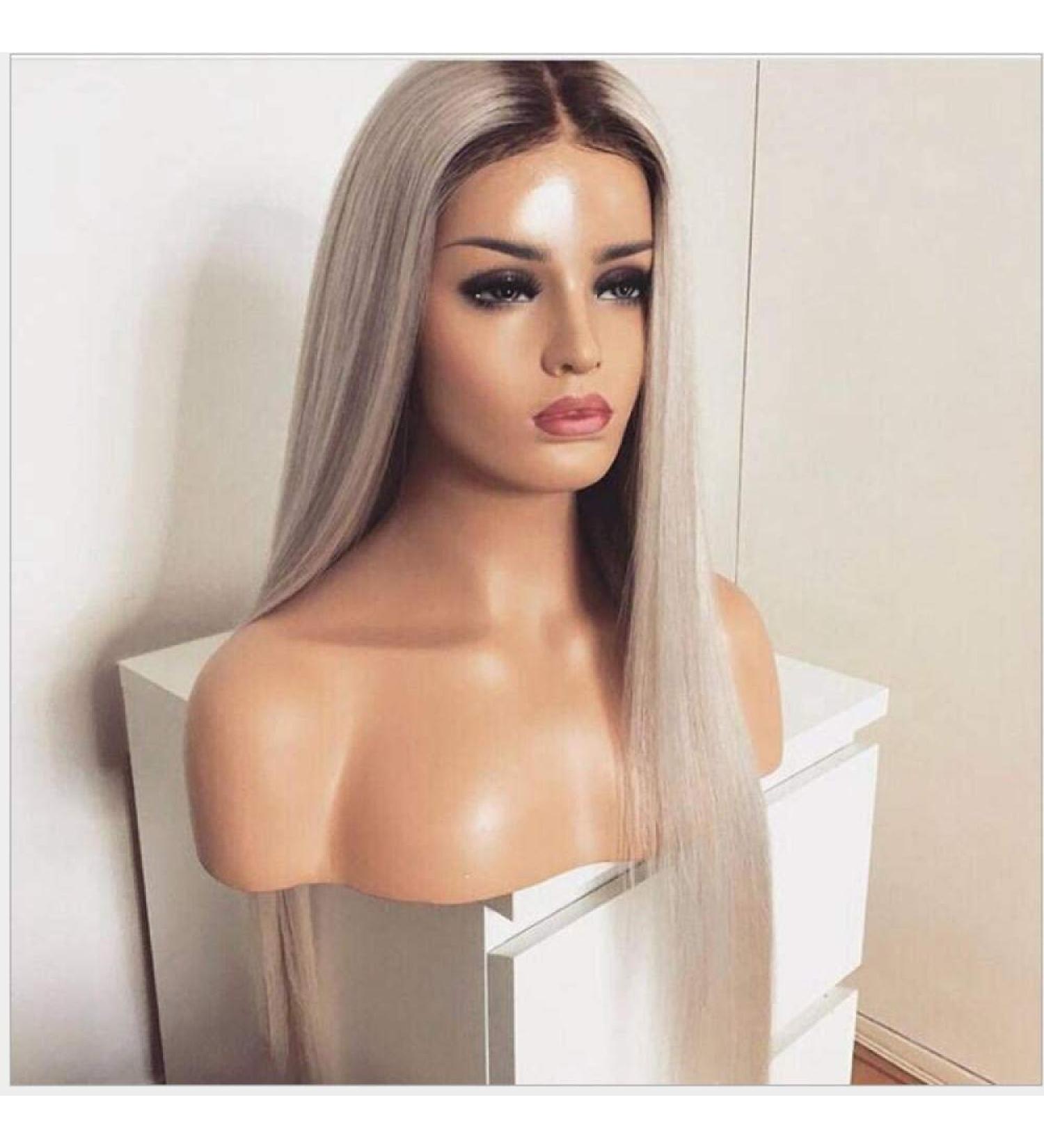 BGHJUE N Wigi S A Blunt Synthetic Wig - Natural Long Straight Middle Part Wigs for Women | Shop Now! - Buy Online on SooperMarket.com