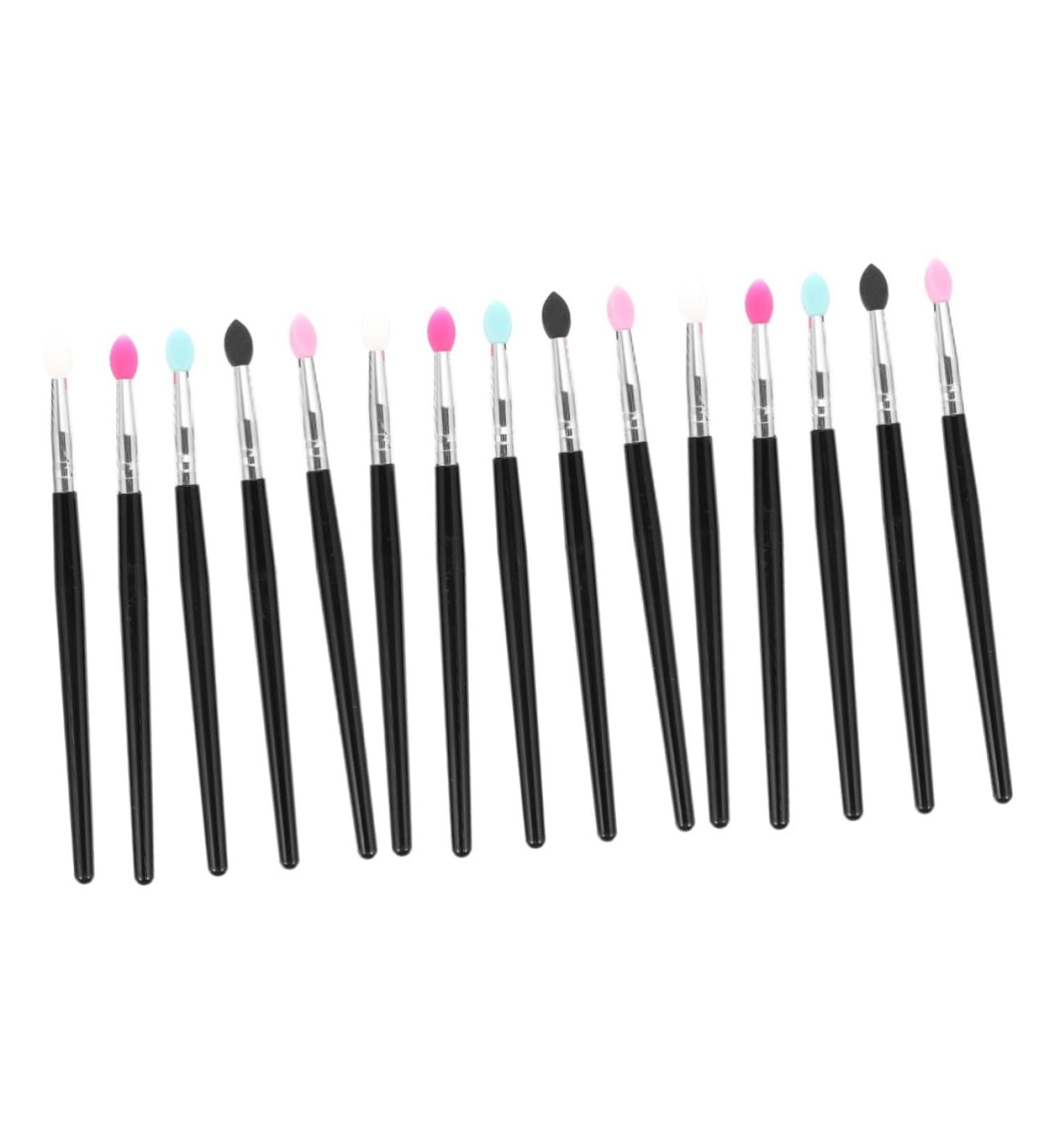 PLAFOPE 15 Pcs Silicone Eyeshadow Brush Lipstick Applicator Makeup Glitter Lipstick - Buy Online on SooperMarket.com