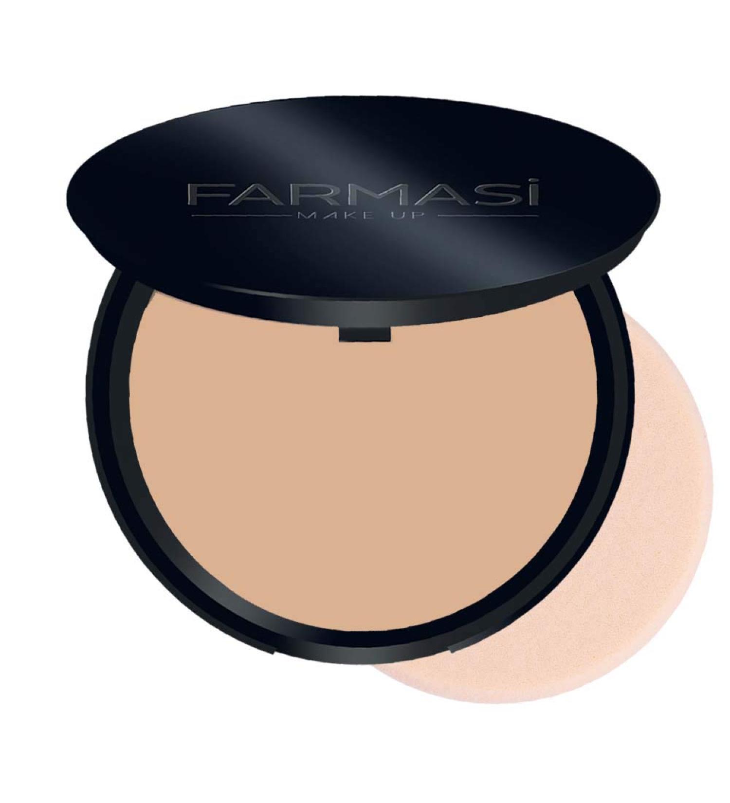Farmasi Make Up Face Perfecting Pressed Powder  14 g./0.49 oz. (03 - Neutral Medium- 1302477)