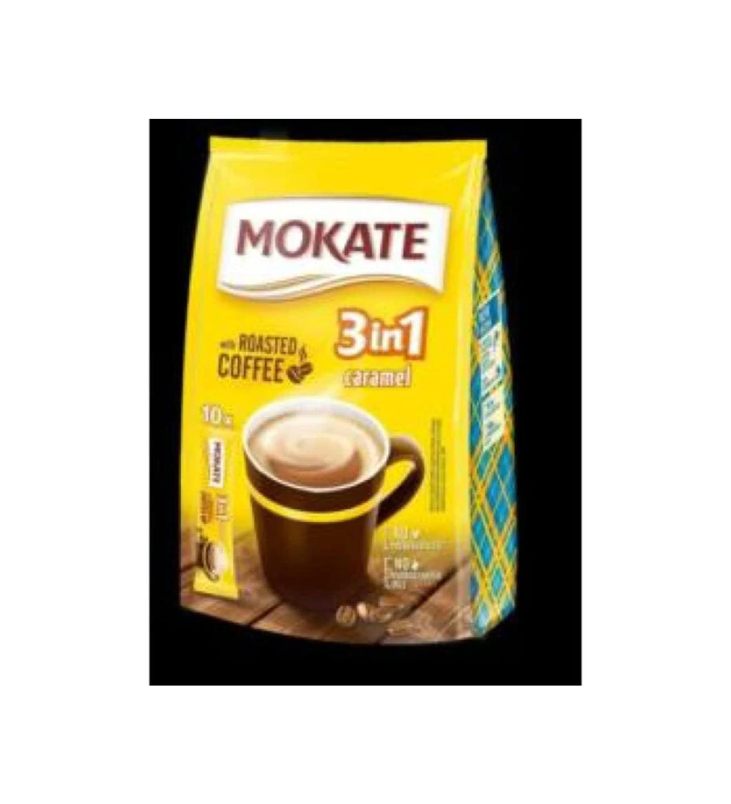 Mokate 3in1 Caramel Roasted Coffee 10x Sachets Instant Coffee