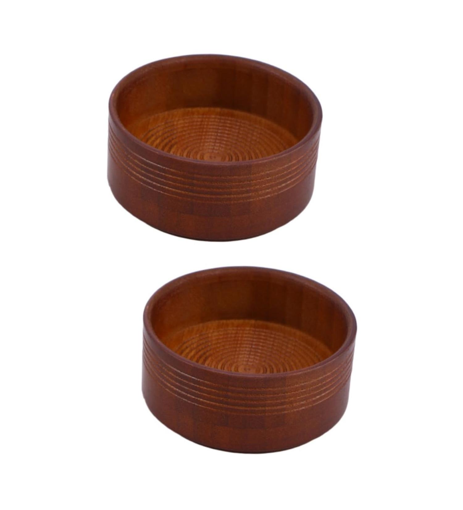 Magiclulu Wooden Shaving Bowl for Men | Traditional Razor Cup & Brush Holder | Perfect for Shaving Soap & Foam - Buy Online on SooperMarket.com