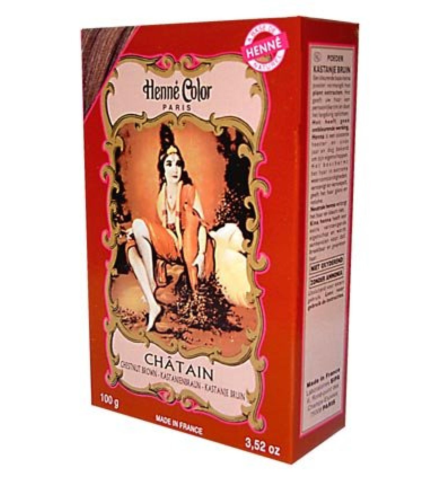 Henne Color Henna Powder Chestnut Brown 100gm (PACK OF 3)