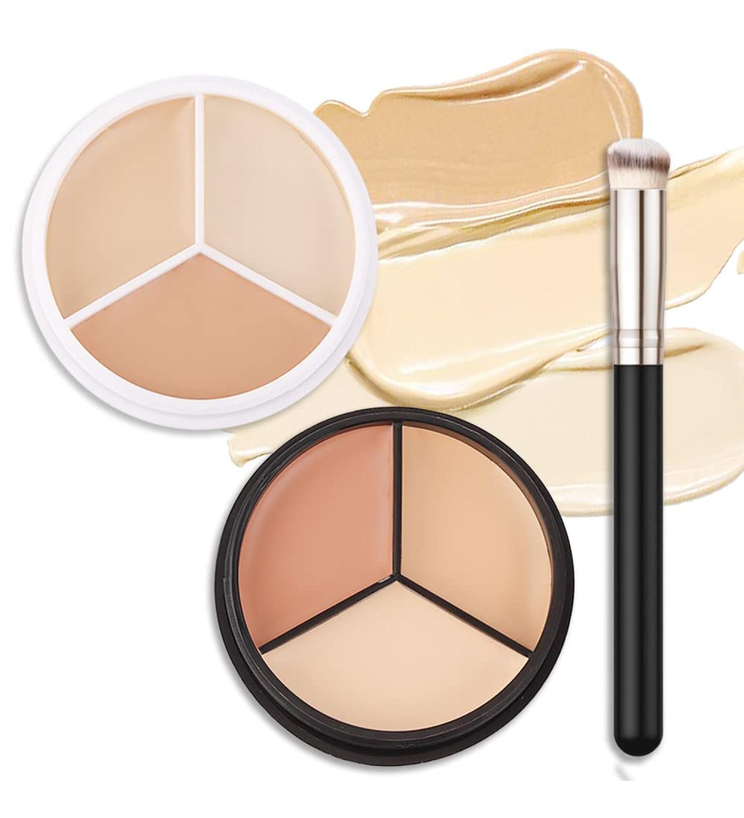 KMF2005 Professional Correcting Concealer Palette - 5.2*3 Colors - 2Pcs - Buy Online on SooperMarket.com