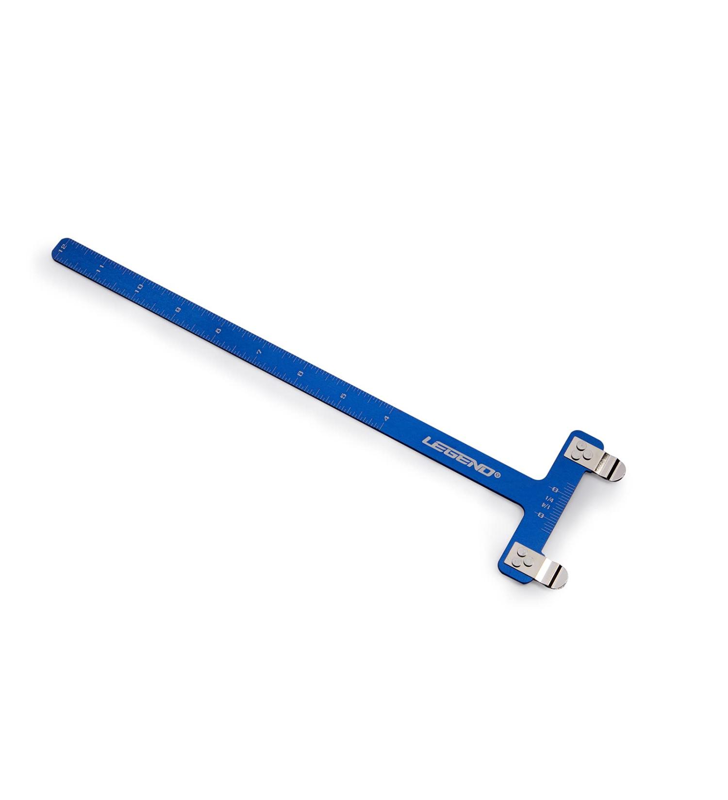 LEGEND T-Shaped Bow Square - Tuning Accessory for Compound & Recurve Bows - Aluminium Alloy Precision Ruler  Metal Clips - Nocking Point Position Adjustment & Measurement Tool - Archery Accessories Blue - Buy Online on SooperMarket.com