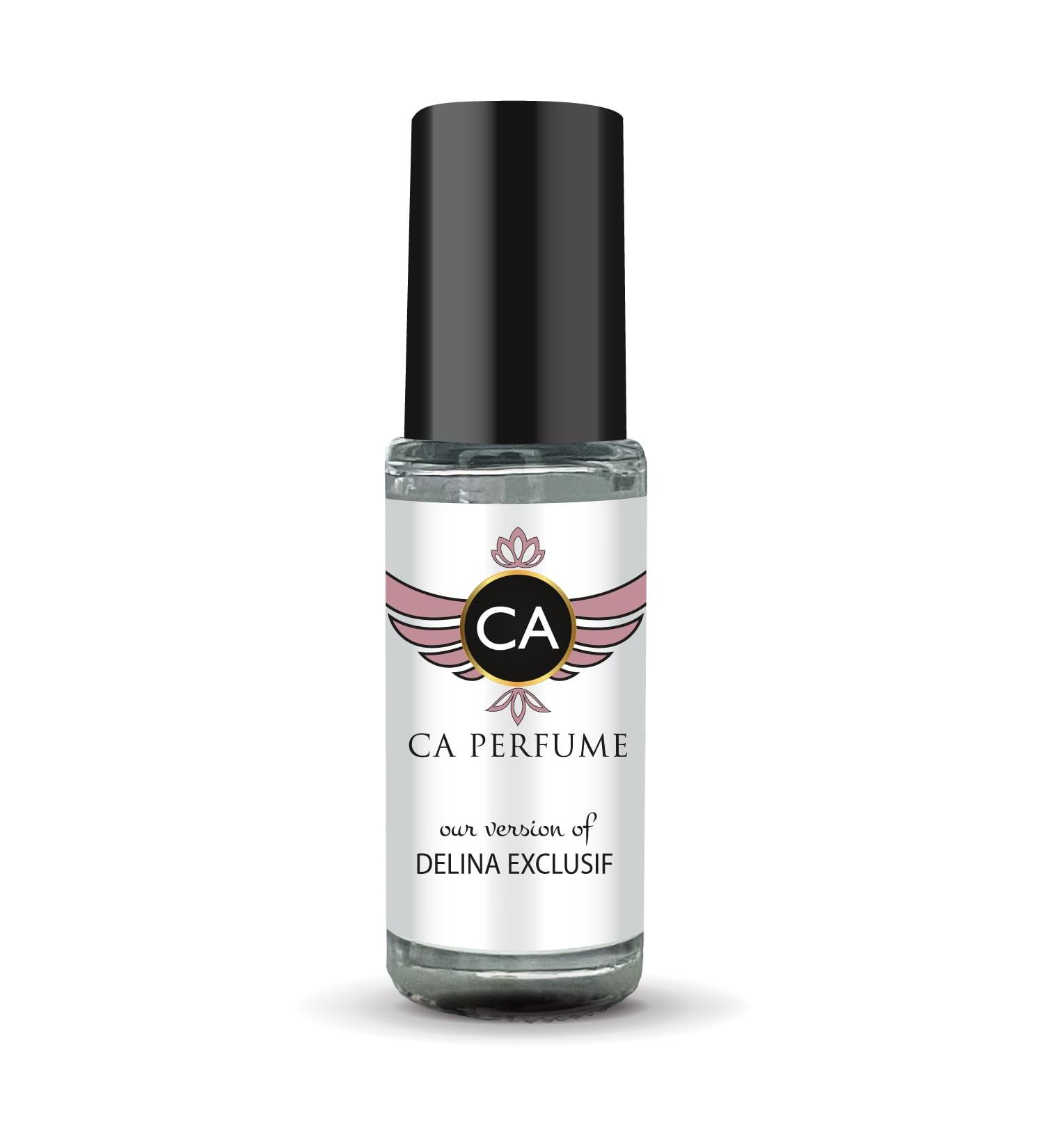 CA Perfume Impression of Delina Exclusif For Women Replica Fragrance Body Oil Dupes Alcohol-Free Aromatherapy Sample Travel Size Concentrated Long Lasting Attar Roll-On 0.14 Fl Oz/4ml-X1 - Buy Online on SooperMarket.com