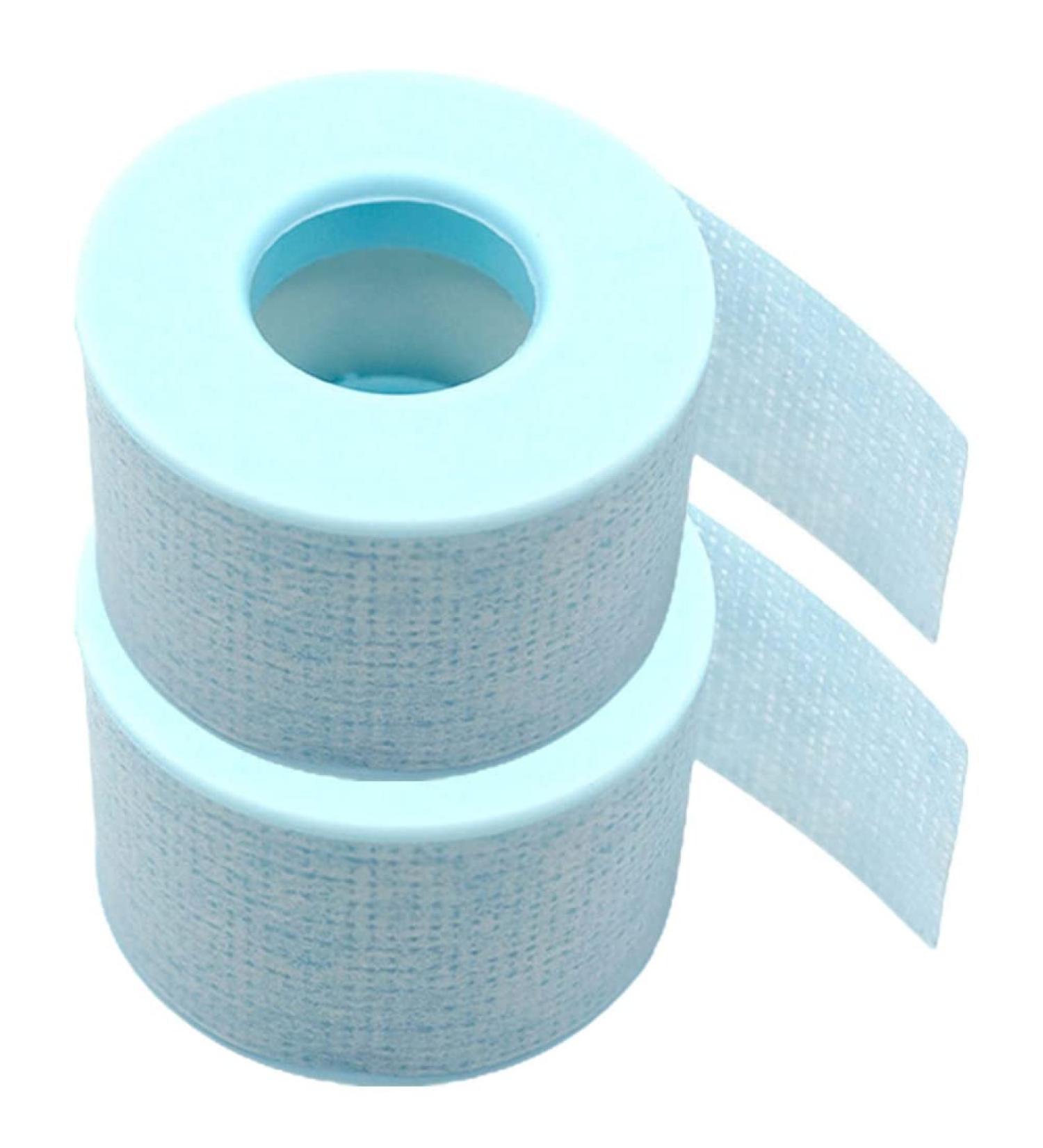minkissy Blue Eyelash Tape Lash Tape Gel Eyelash Tapes Breathable Fabric Lash Extension Tape Eye Lashes Tools 2 Rolls - Buy Online on SooperMarket.com