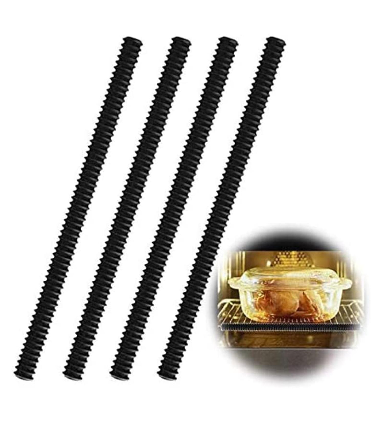 Buy Oven Protector 4 Pack | Silicone Heat Resistant Oven Guard for Child Safety - Black - Buy Online on SooperMarket.com