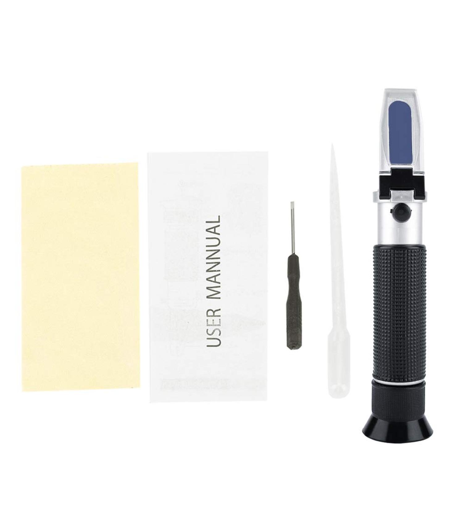 Joyzan Salinometer Salinity Refractometer Handheld Salt Level Analyzer 0 100% Reader with Digital Display Checker Accurate Measurement Readings for Aquariums Aquatic Environments Pools Testing Tool - Buy Online on SooperMarket.com