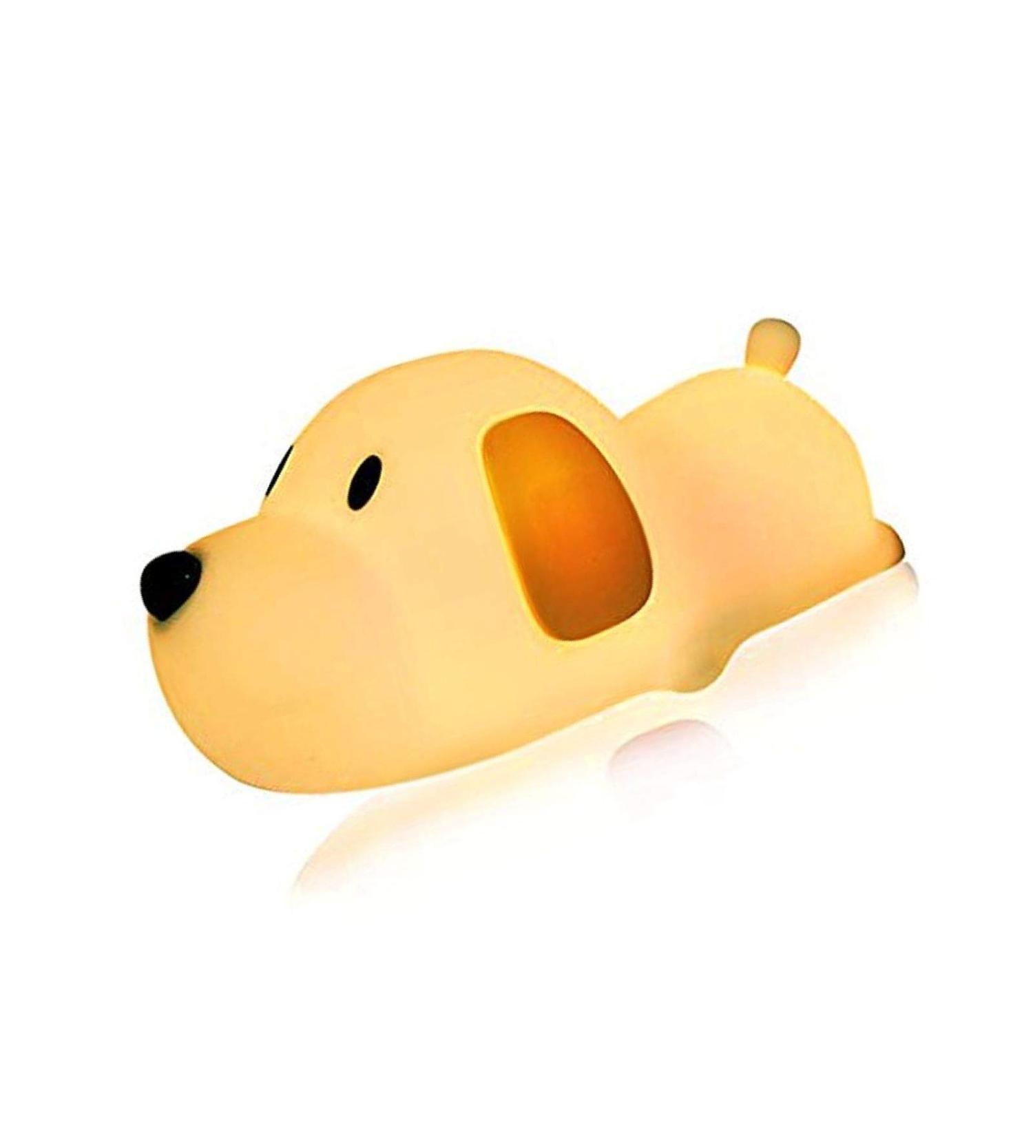 LED Dog Night Light By Sameyee - Soft Silicone Nursery Lamp for Kids - Tap Control, Timer & Sleep Mode - Perfect for Bedroom - Buy Online on SooperMarket.com