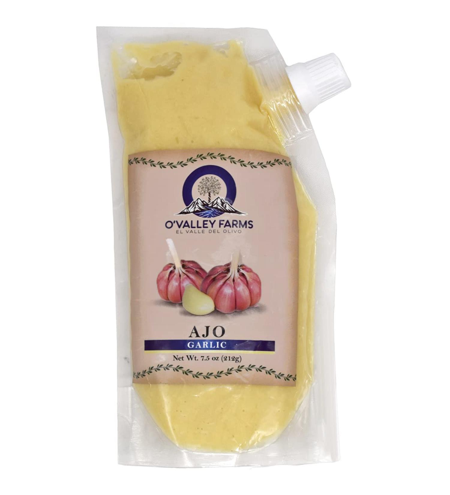 O'Valley Farms - Ajo Peruvian Garlic Paste, 7.5 oz (Pack of 1)