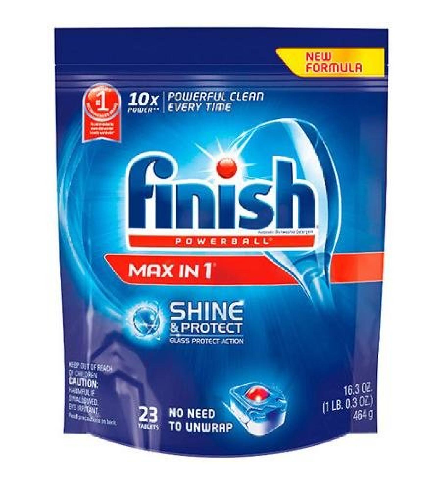 Finish Powerball Max in 1 Dish Detergent 23 Tablets