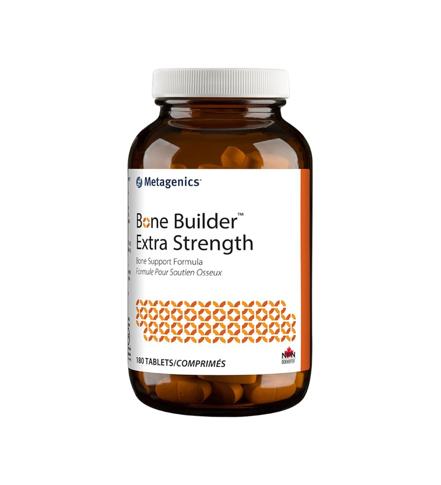 Metagenics - Bone Builder Extra Strength - Bones and Teeth Support with Calcium and Phosphorus - 180 Tablets - Buy Online on SooperMarket.com