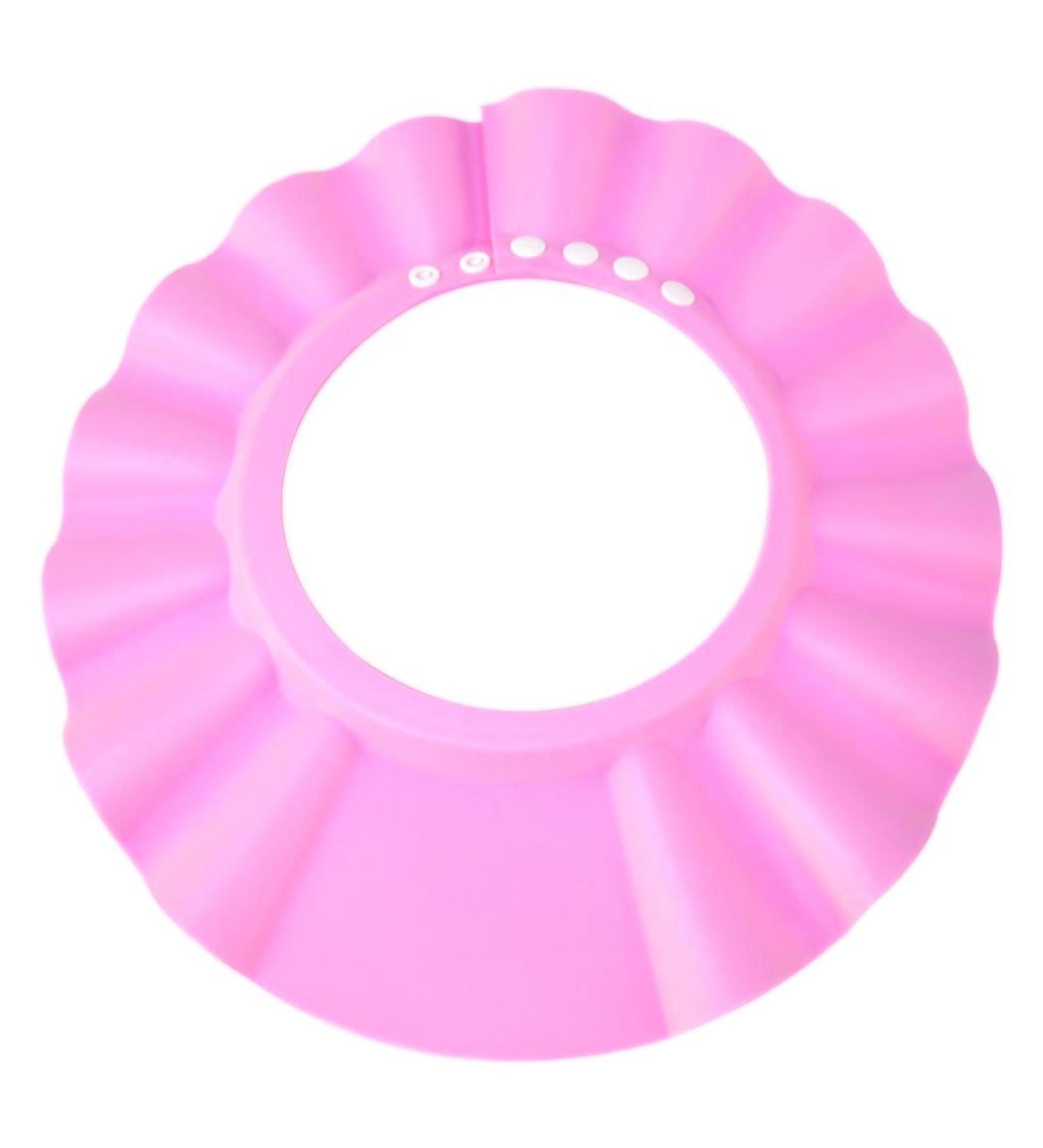 HOOYEE Adjustable Bath Cap for Kids - Pink | Shower and Shampoo Protection for Toddlers and Babies - Buy Online on SooperMarket.com