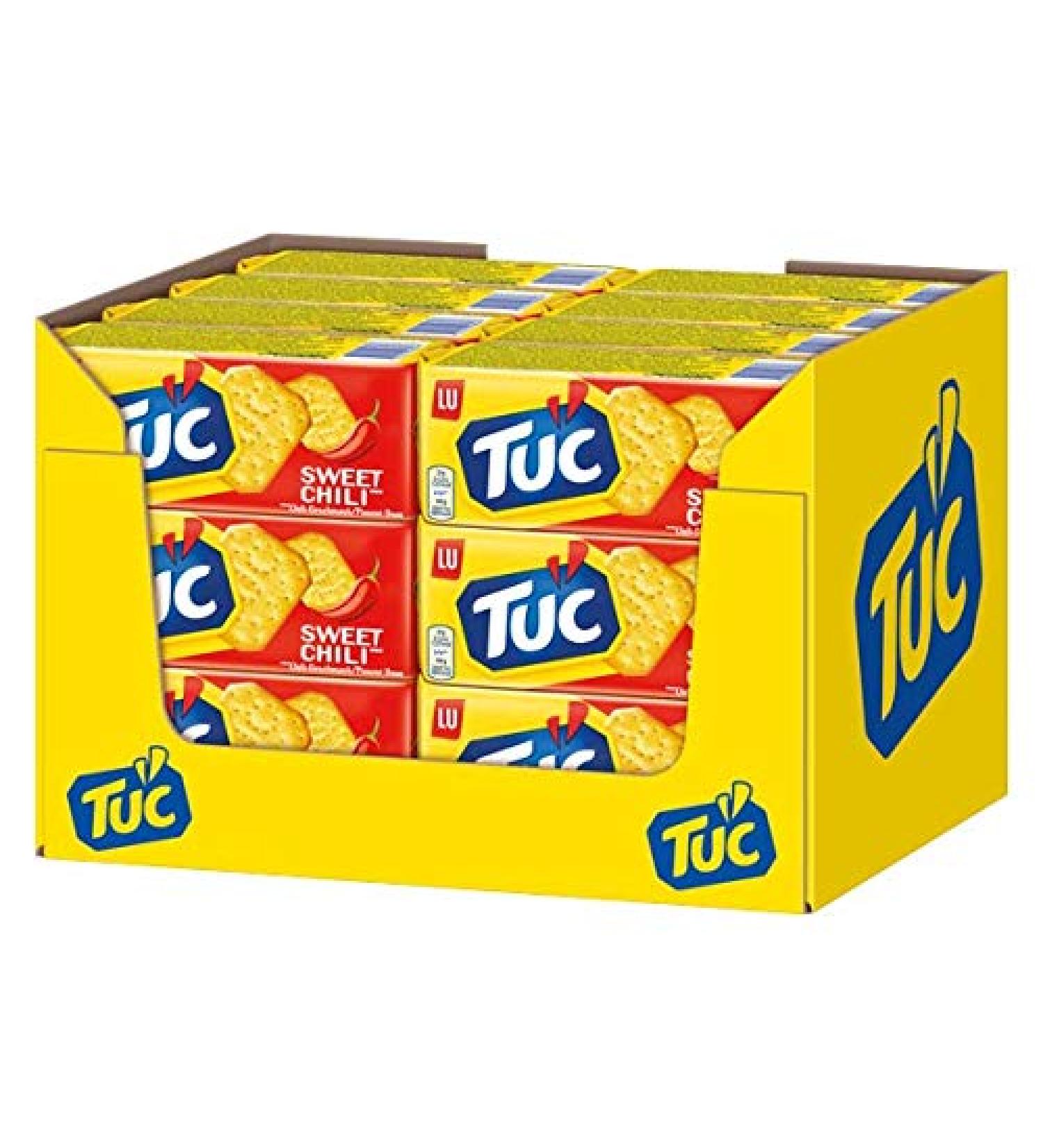 TUC Sweet Chili Biscuits 100g | Salty Crackers | Spicy Snack | 24 Pack - International Shipping Available - Buy Online on SooperMarket.com