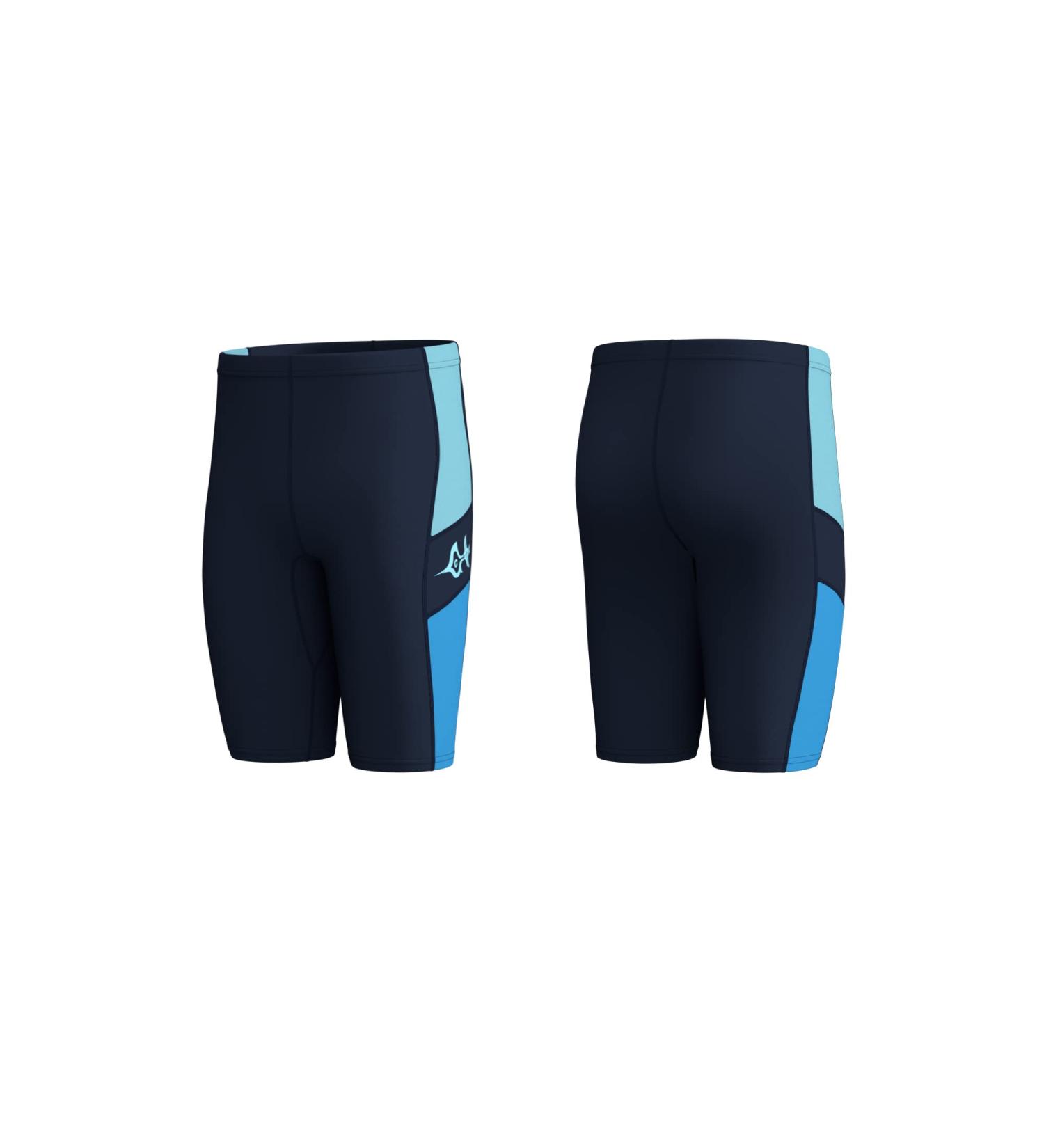 GoldFin Men Neoprene Wetsuit Shorts 3mm Navy Large | Ideal for Water Sports - Buy Online on SooperMarket.com