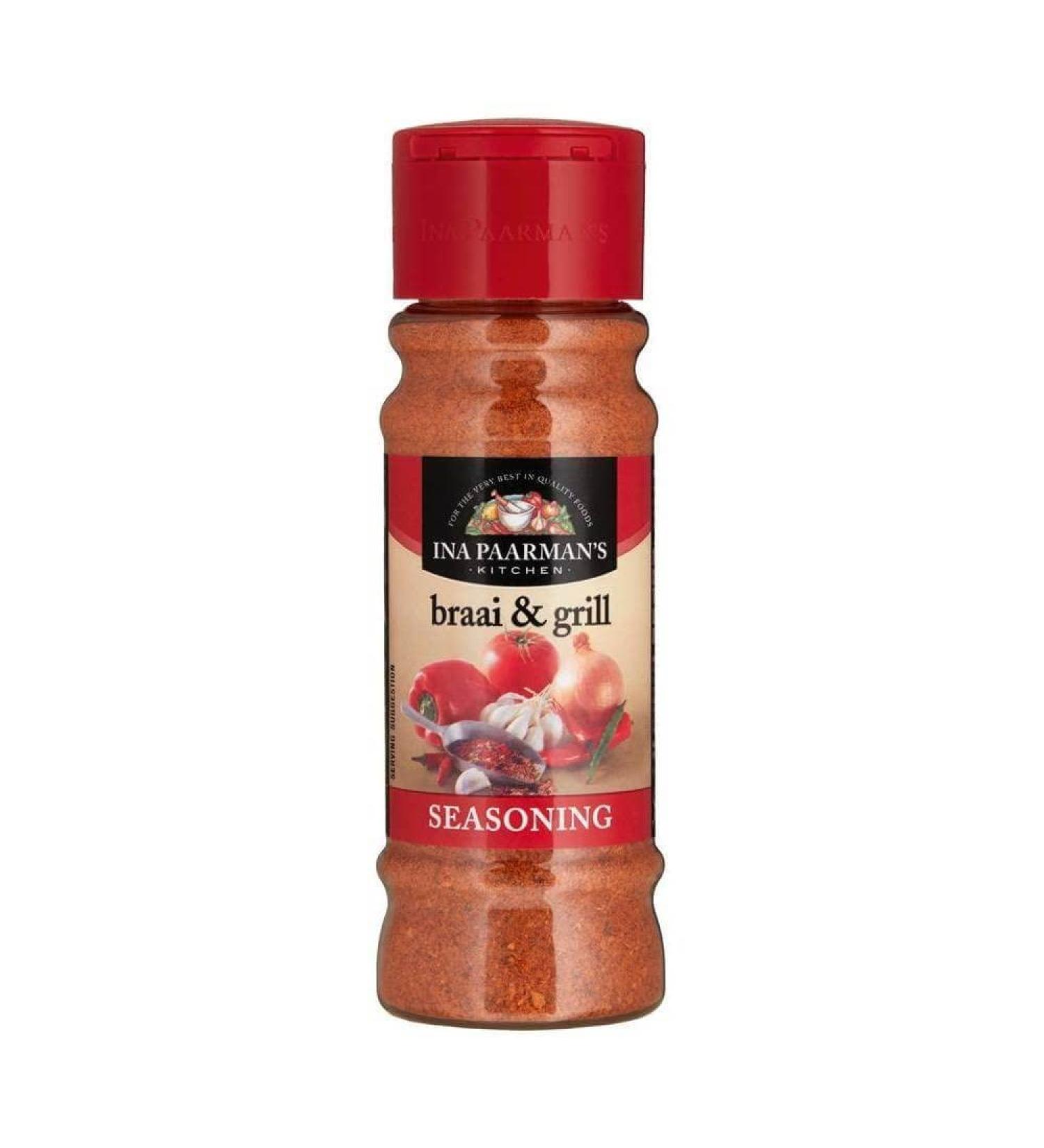 Ina Paarman Braai and Grill Seasoning 200ml - Buy Online on SooperMarket.com