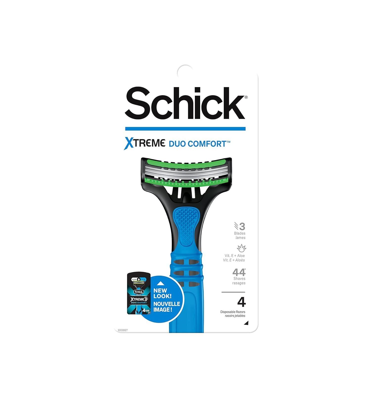 Buy Schick Xtreme 3 Eco Men's Disposable Razors - 4 Count (2 Pack) | Eco-Friendly & Comfortable Shaving - Global Shipping Available - Buy Online on SooperMarket.com