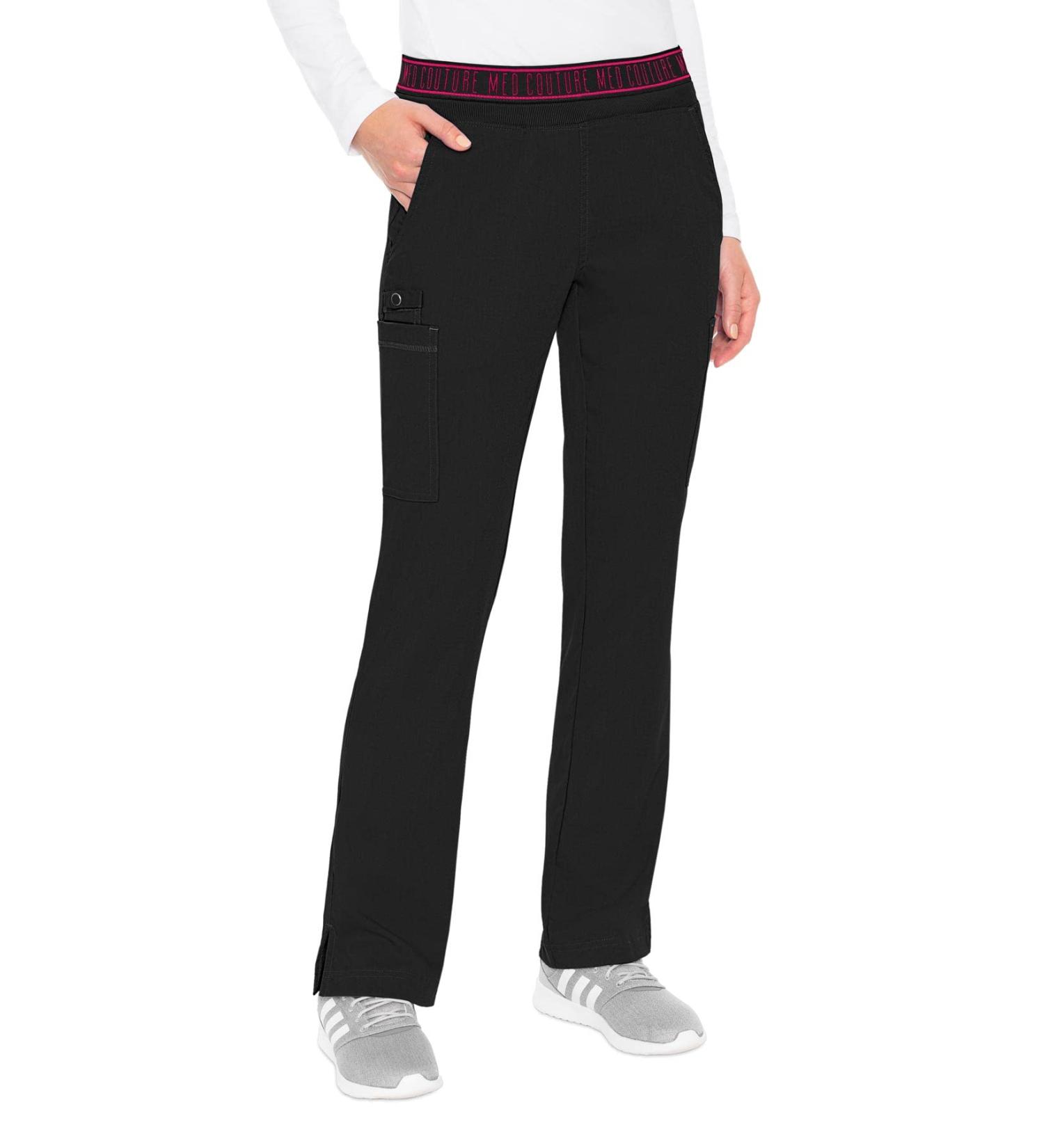 Med Couture Touch Women's Yoga 2 Cargo Pocket Pant in Black - X-Large - Buy Online on SooperMarket.com