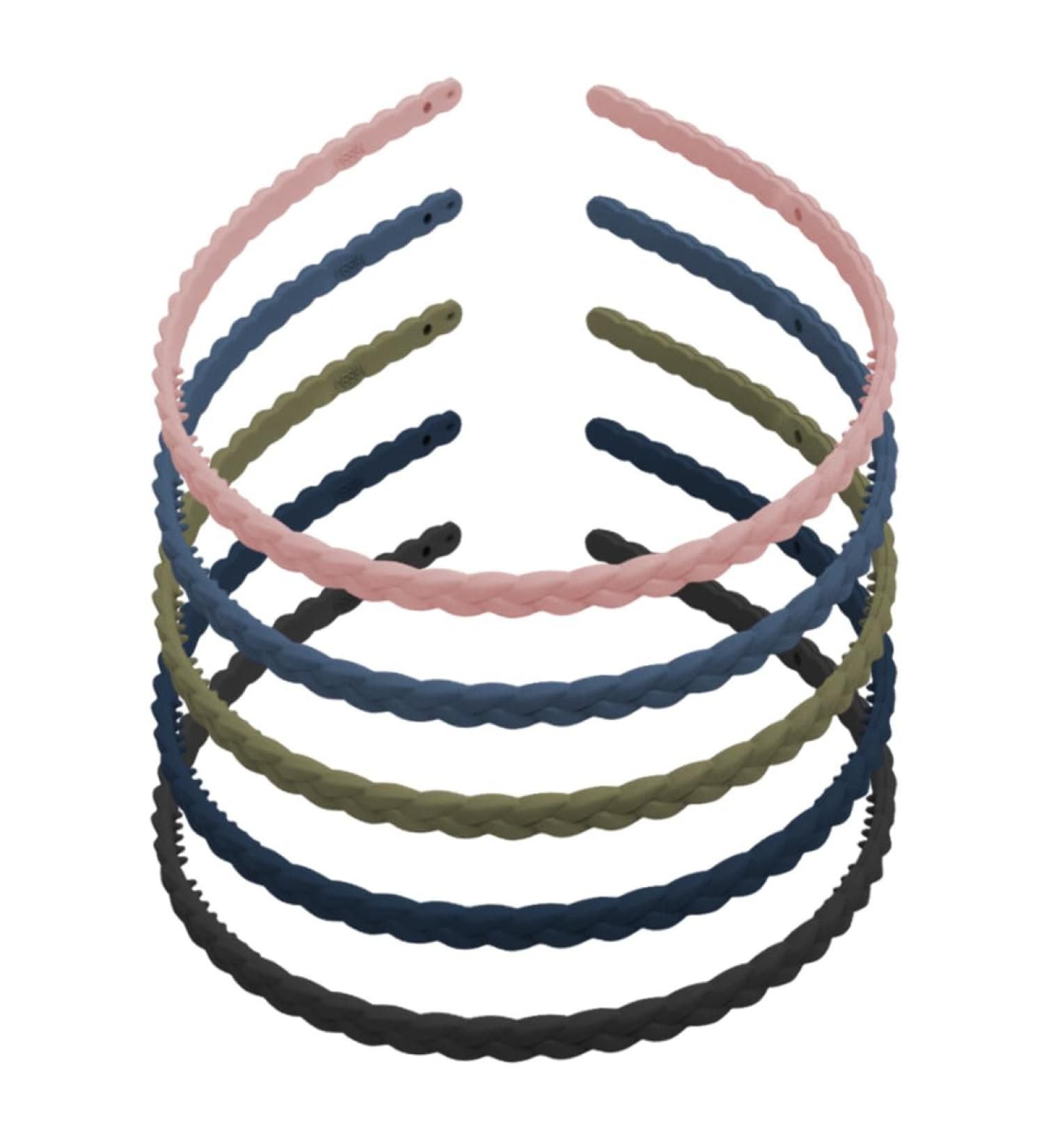NTRUXZP 2 Pieces Simple Hair Bands Colorful Non-Slip Smooth Plastic Headbands with Teeth Headbands for Sports Jogging Bathing and Makeup for Women and Girls - Buy Online on SooperMarket.com