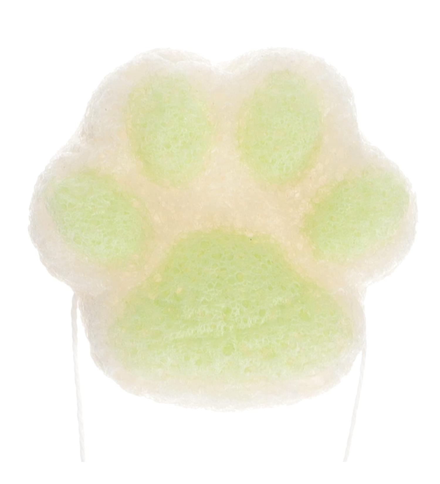 Kisangel Baby Facial Foam Loofah Sponge - Cat Paw Bath Sponge for Toddlers | Gentle Cleansing Pads & Body Powder Puff - Ideal for Bathing & Shower 4.9x4.8CM - Buy Online on SooperMarket.com
