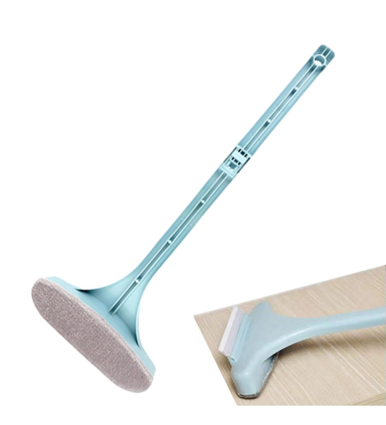 Virtcooy Glass Cleaning Brush - Glass Cleaning Scraper | Wet and Dry Dual Use Window Floor Wash Brush Mesh Screen Cleaner for Walls Counters Sofa Blue - Buy Online on SooperMarket.com
