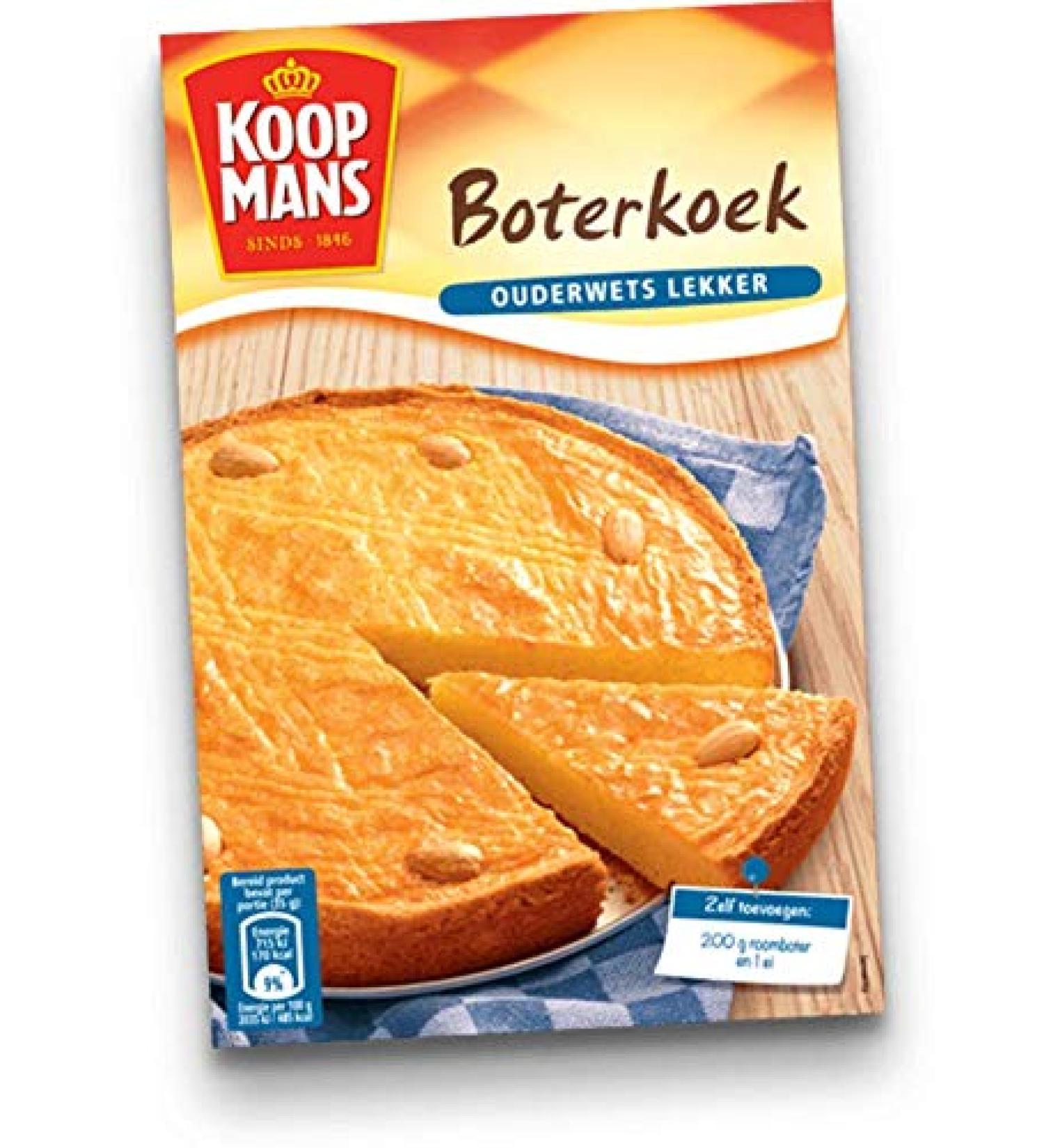 Koopmans Butter Cake (Boterkoek) Cake Mix (8 Pack)
