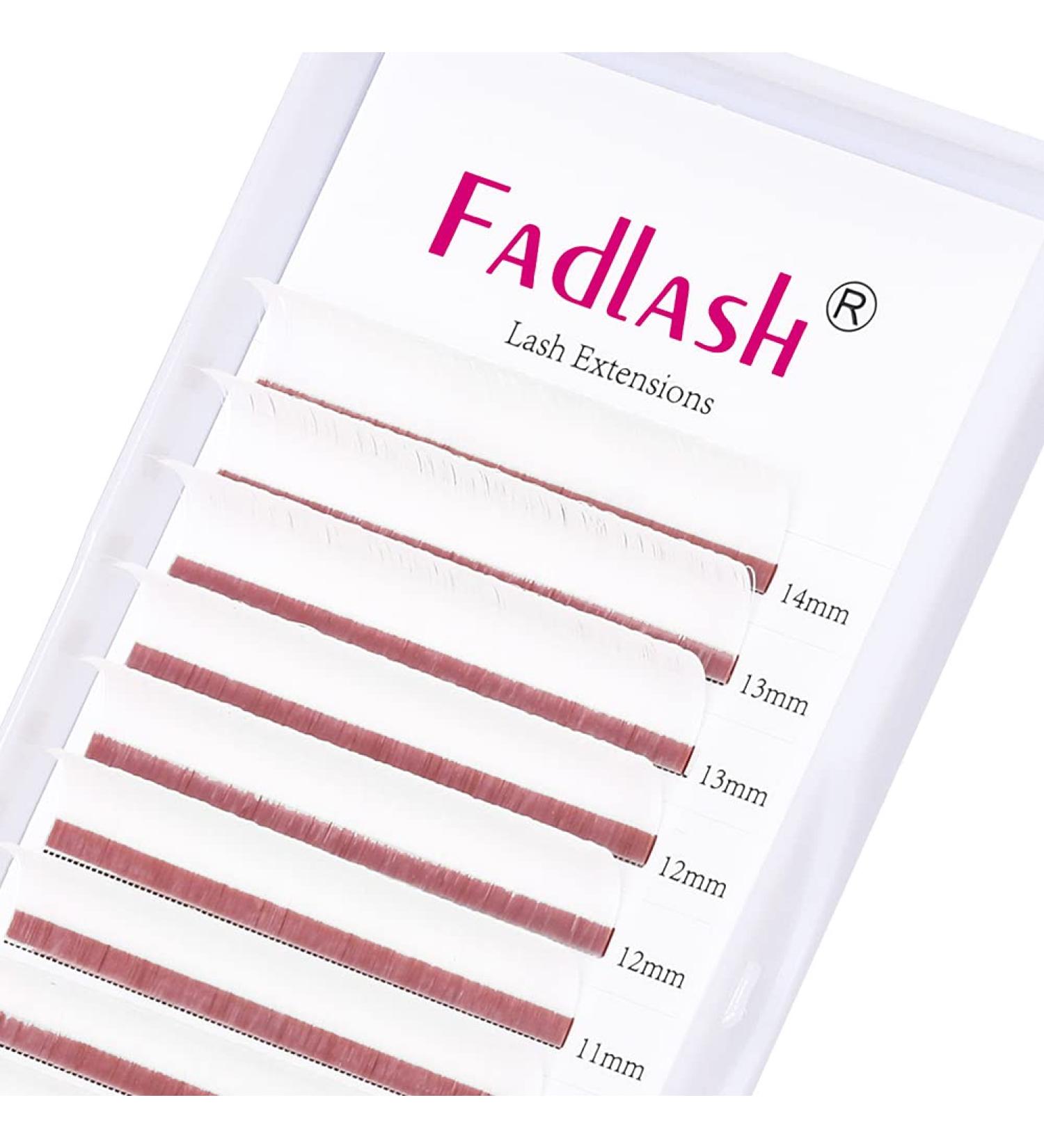 Easy Fan Blooming Volume Lash Extensions - 0.07 D-Curl Color Lashes (White) 15-20mm - Buy Online on SooperMarket.com