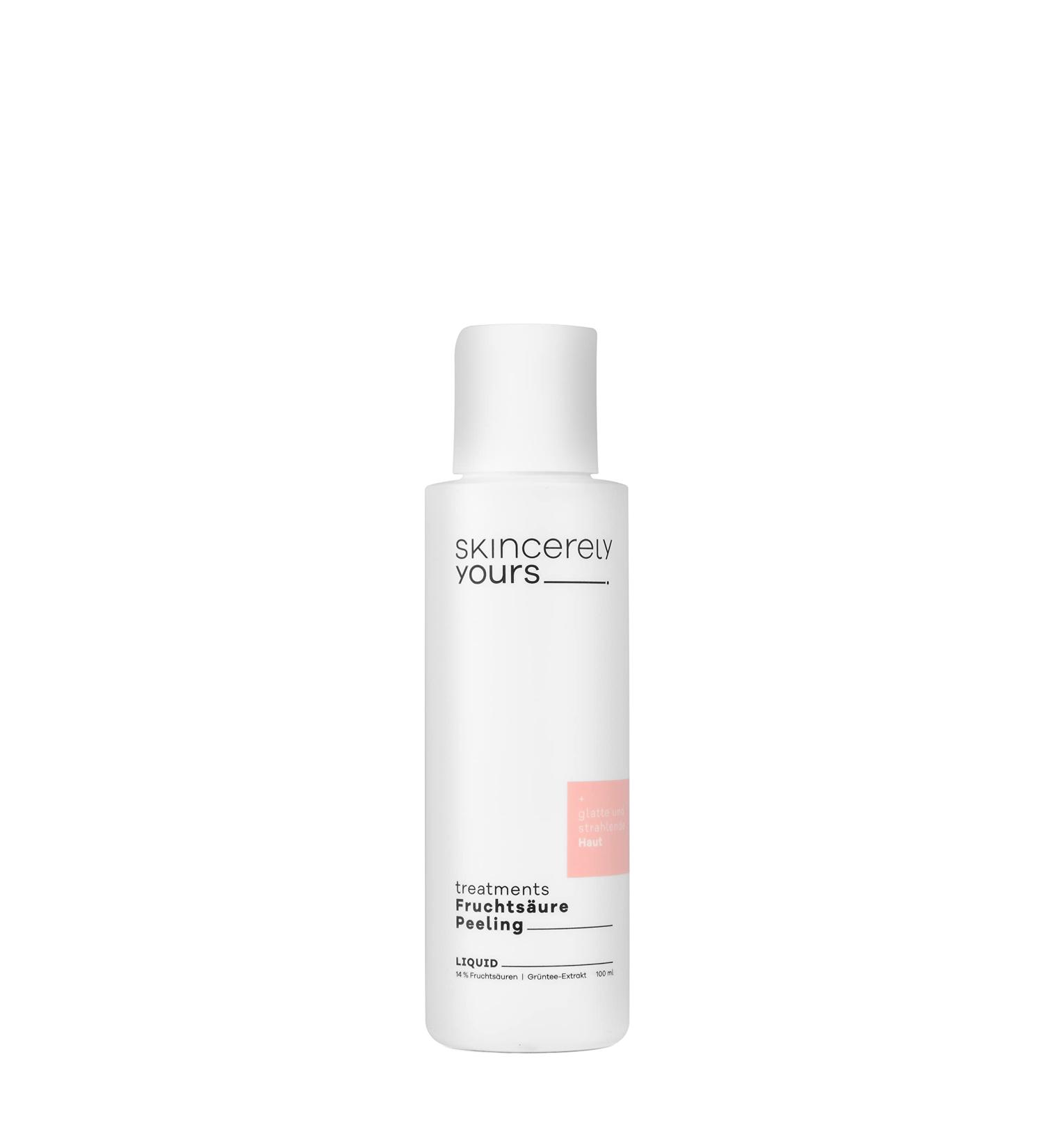 Buy Skincerely Yours Fruit Acid Peeling 100ml - 14% Fruit Acids & Green Tea Extract | Vegan Cruelty-Free | Acne & Pigment Spot Treatment - Buy Online on SooperMarket.com