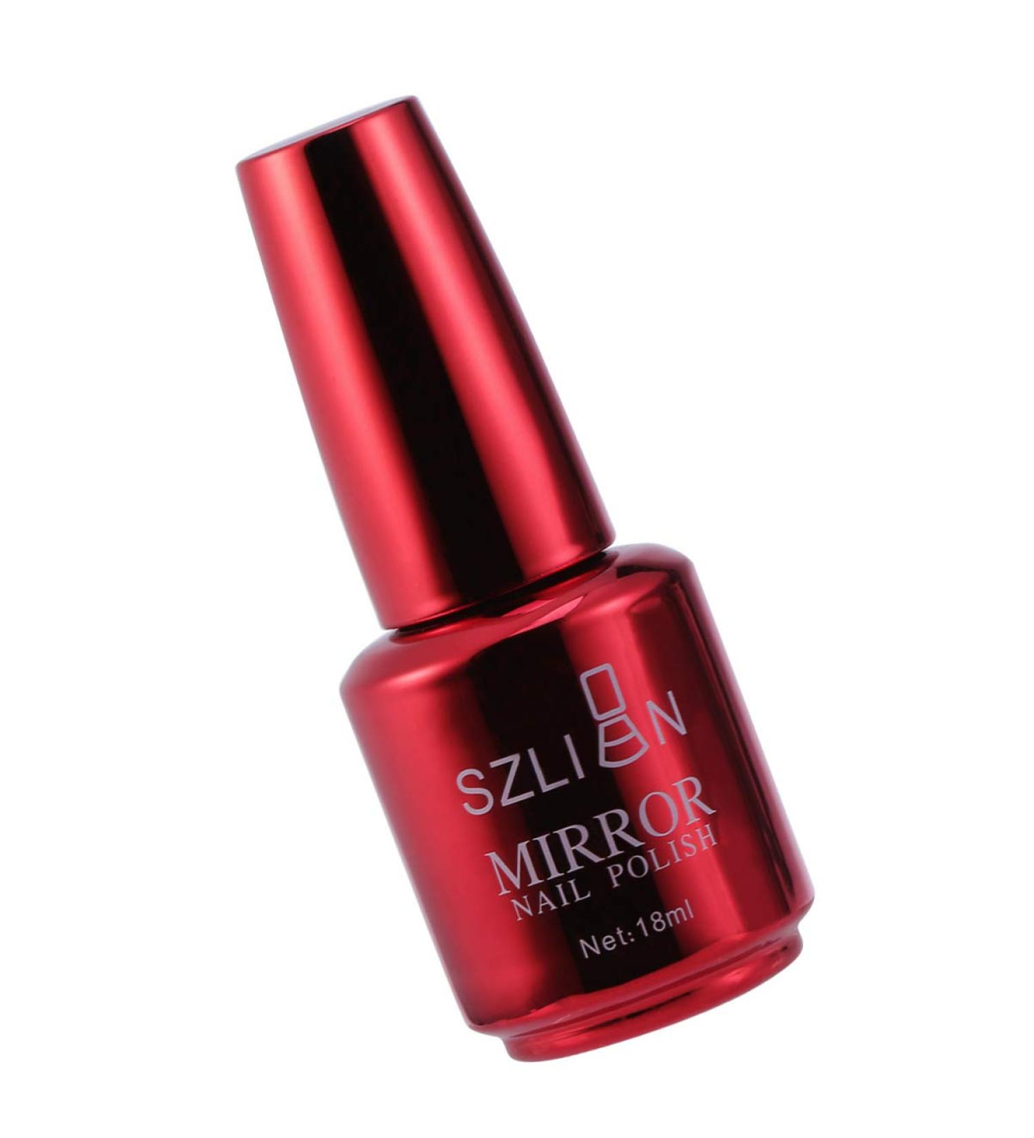 Minkissy 1pc Metallic Nail Polish Long Lasting Semi- Mirror Effect Nail Art Polish Shiny Metal Nail Polish (Wine Red) - Buy Online on SooperMarket.com