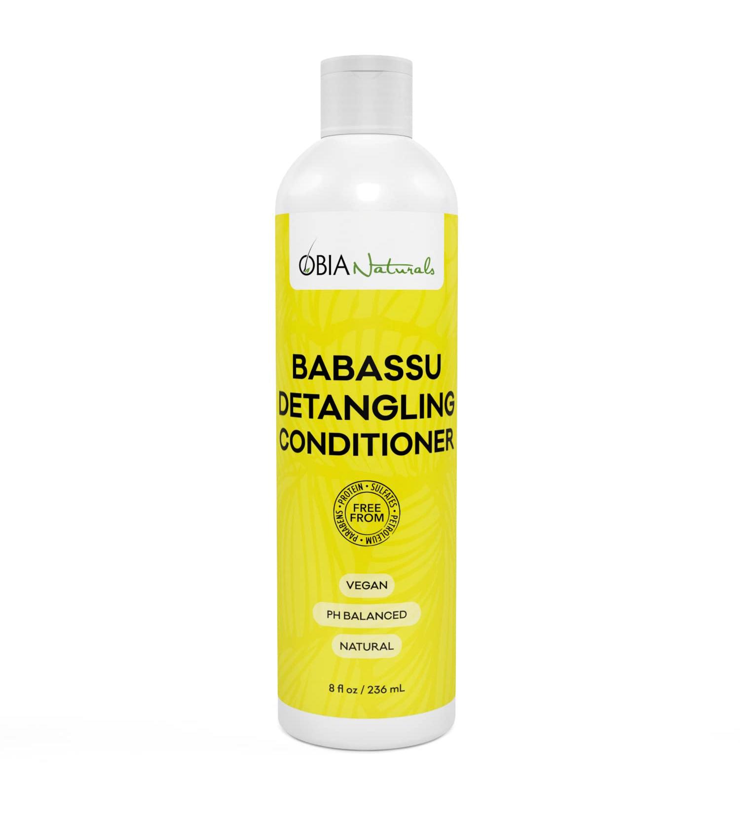 OBIA Naturals Babassu Detangling Conditioner 8 Oz - Best Moisturizing Hair Care for All Hair Types - Shop Internationally - Buy Online on SooperMarket.com