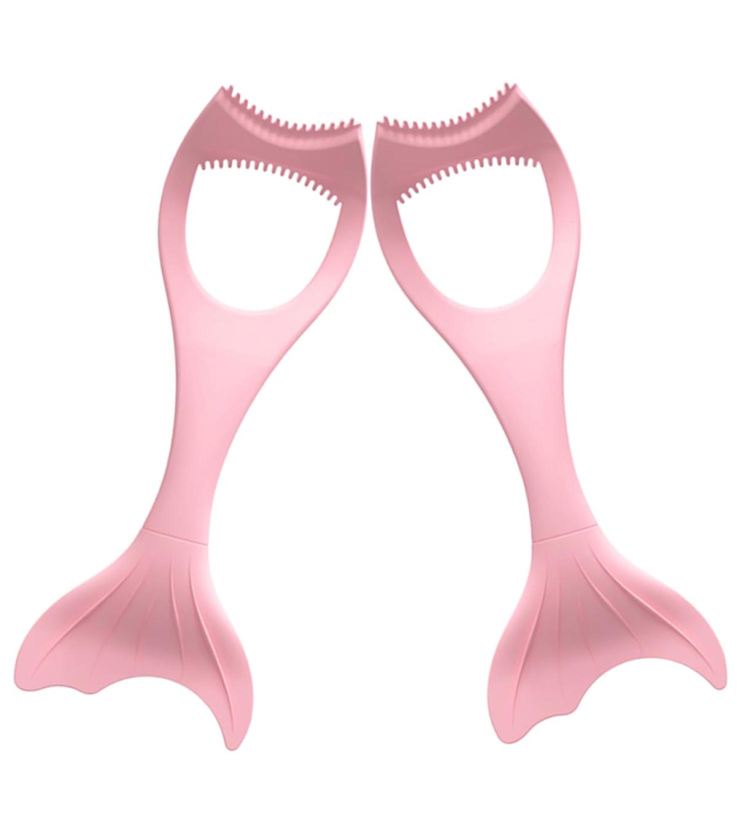 BELLIFFY 2pcs Mascara Brush Eyeliner Applicator Tool Massaging Eye Mask Eyeshadow Stencil Pink - Buy Online on SooperMarket.com