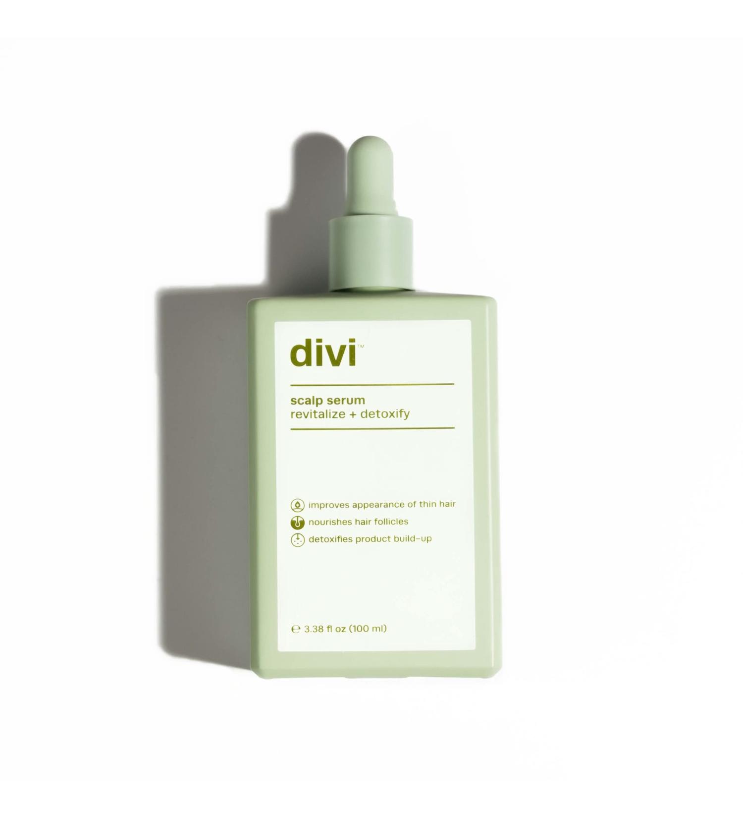 DIVI Scalp Serum 100mL - Revitalize, Detoxify, & Combat Hair-Thinning - Nourishes Follicles & Removes Build-Up - 3.38 Fl Oz - Buy Online on SooperMarket.com