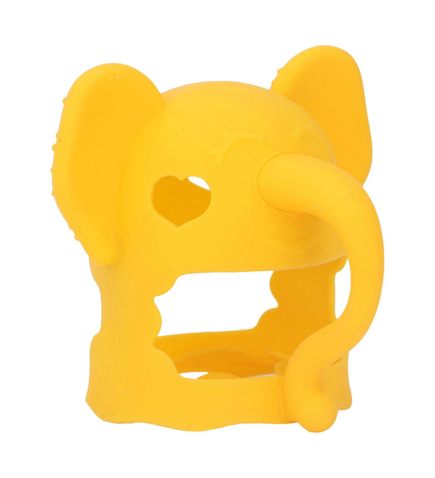 Shop Baby Massager & Bite Ring Toy - Silicone Baby Glove with Elephant Design for Teething Relief | International Shipping Available - Buy Online on SooperMarket.com