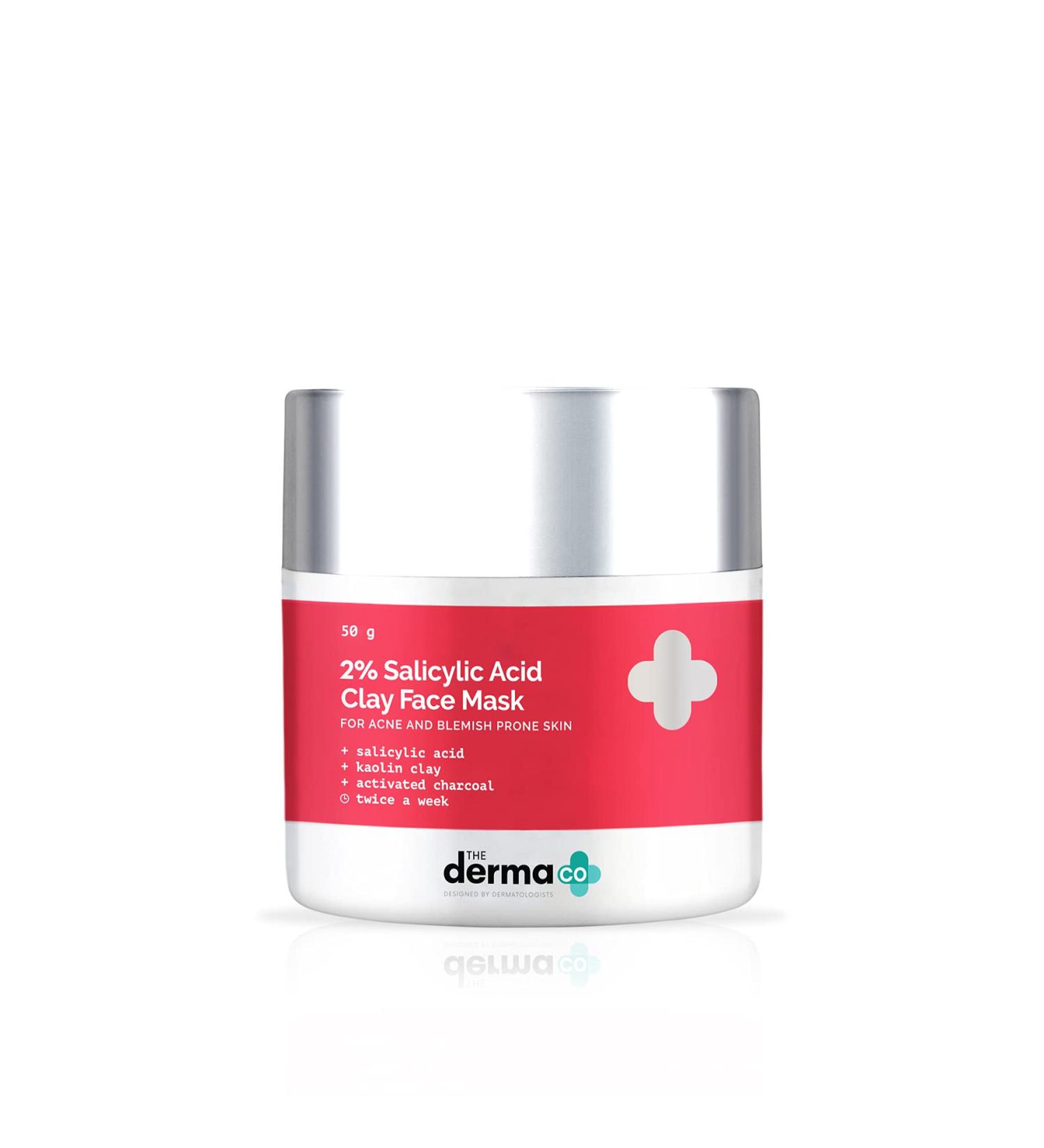 2% Salicylic Acid Face Mask for Acne - 50g for Men & Women | Dermaco - Buy Online on SooperMarket.com
