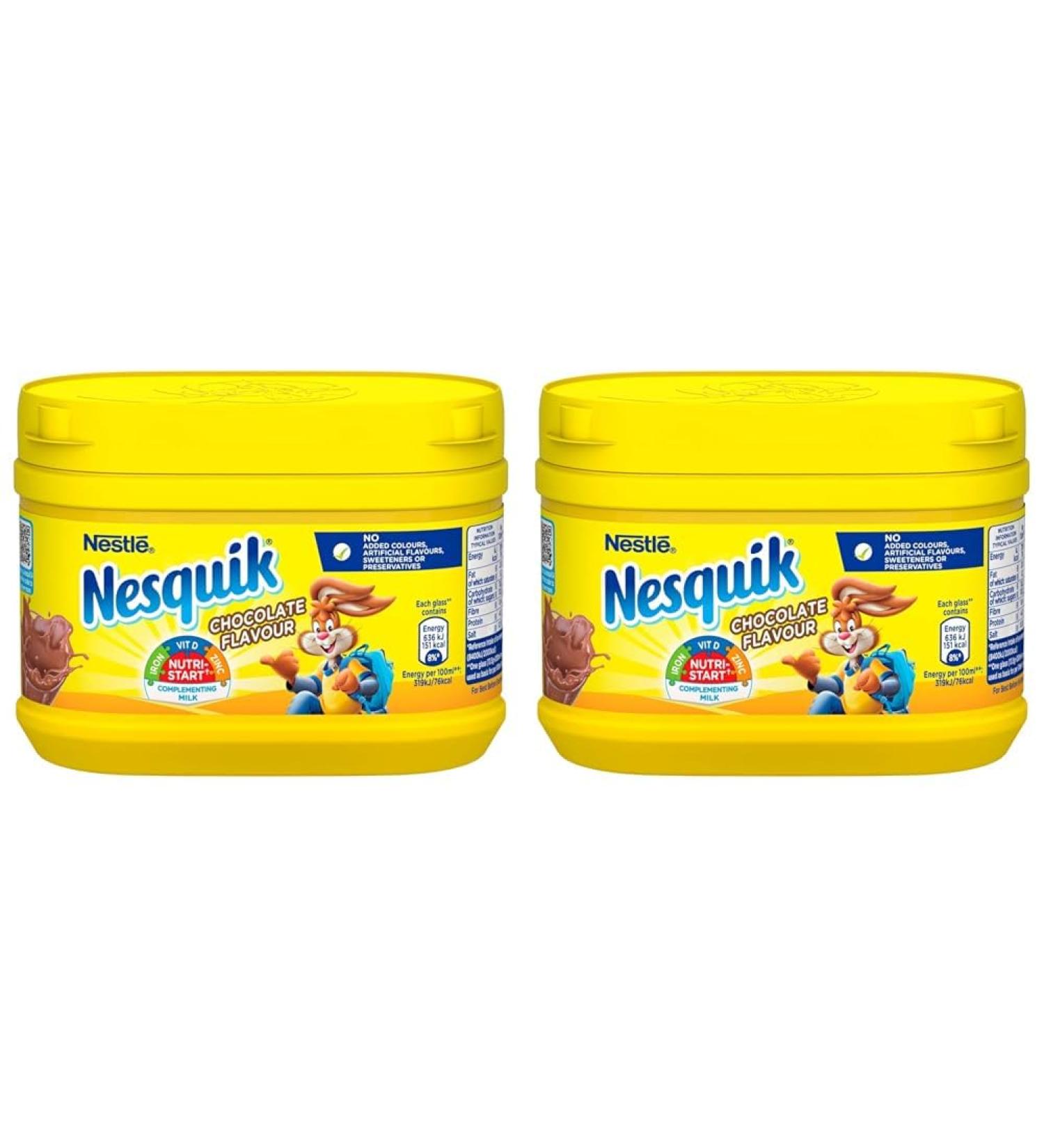 Nesquik Chocolate Milkshake Mix 300g (Pack of 2) - Buy Online on SooperMarket.com