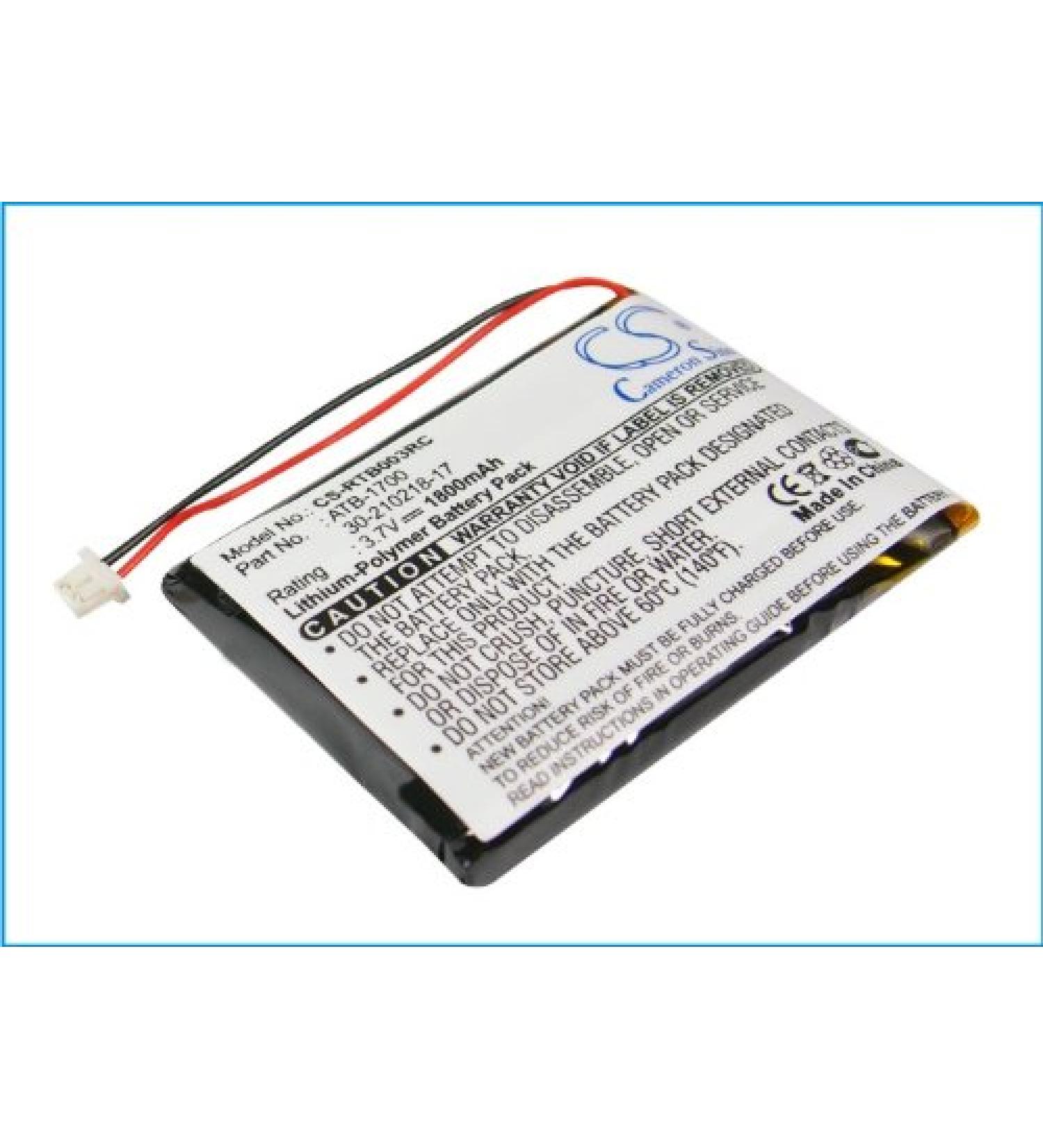 Replacement Battery ATB-1700 for RTI T3V T3-V T3-V+ | Part No. 30-210218-17 | Buy Internationally - Buy Online on SooperMarket.com