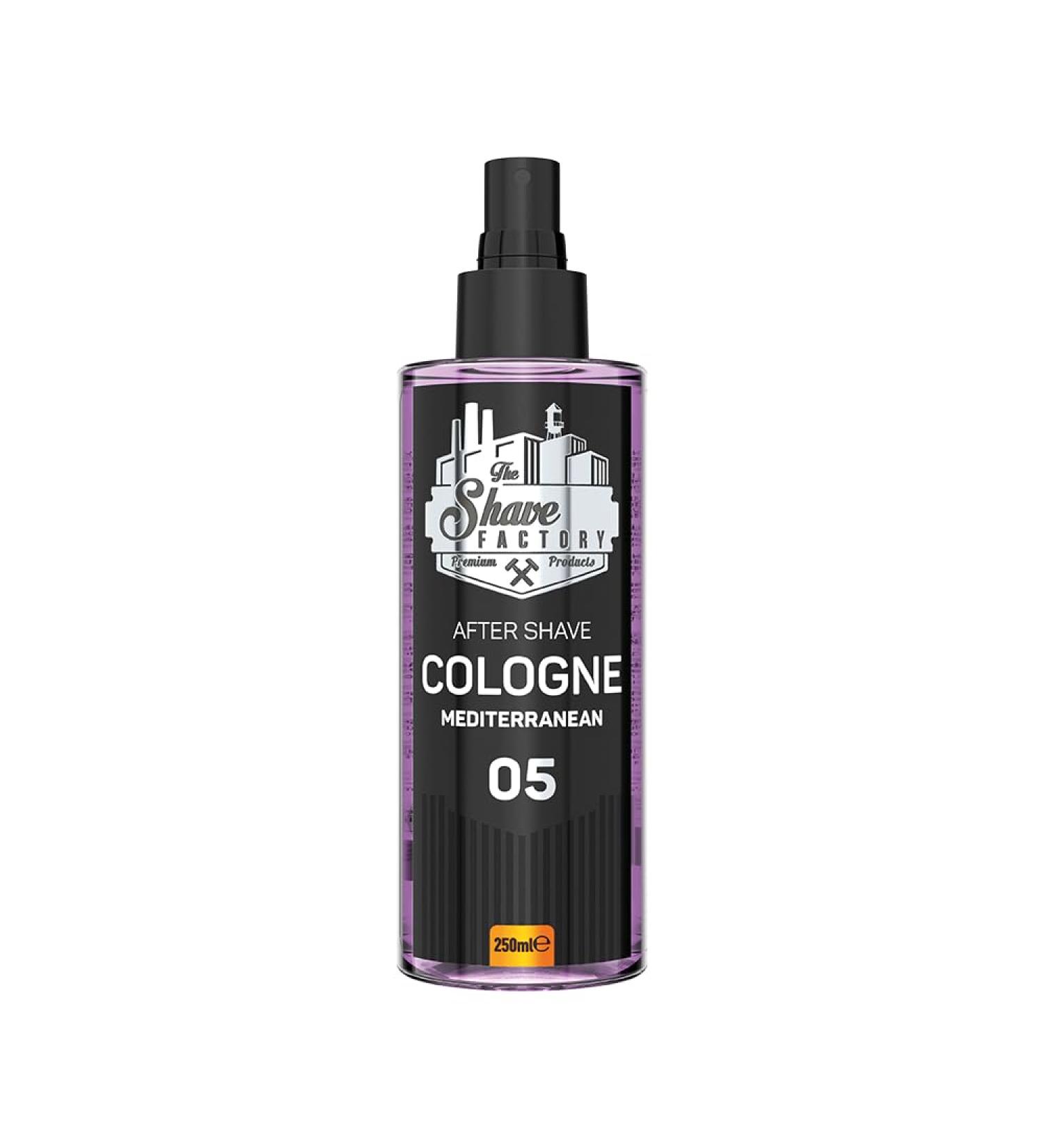 the shave factory After Shave Cologne Series (05 Mediterranean 250ml (8.45 fl. oz)) 05 Mediterranean 8.45 Fl Oz (Pack of 1) - Buy Online on SooperMarket.com