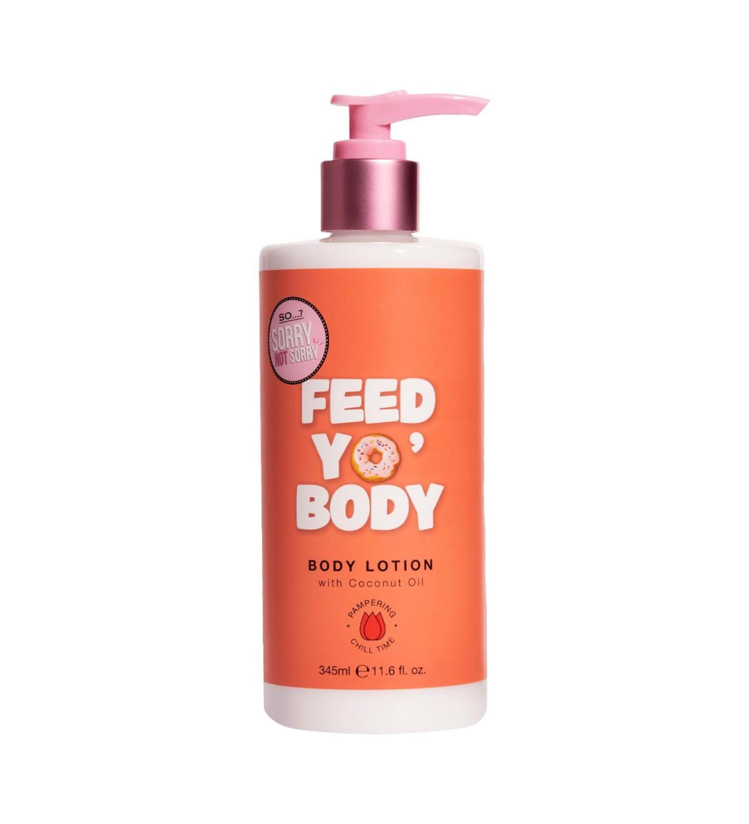 So Sorry Not Sorry Womens Feed Yo Body Body Vegan Lotion (345ml) 58017 - Buy Online on SooperMarket.com