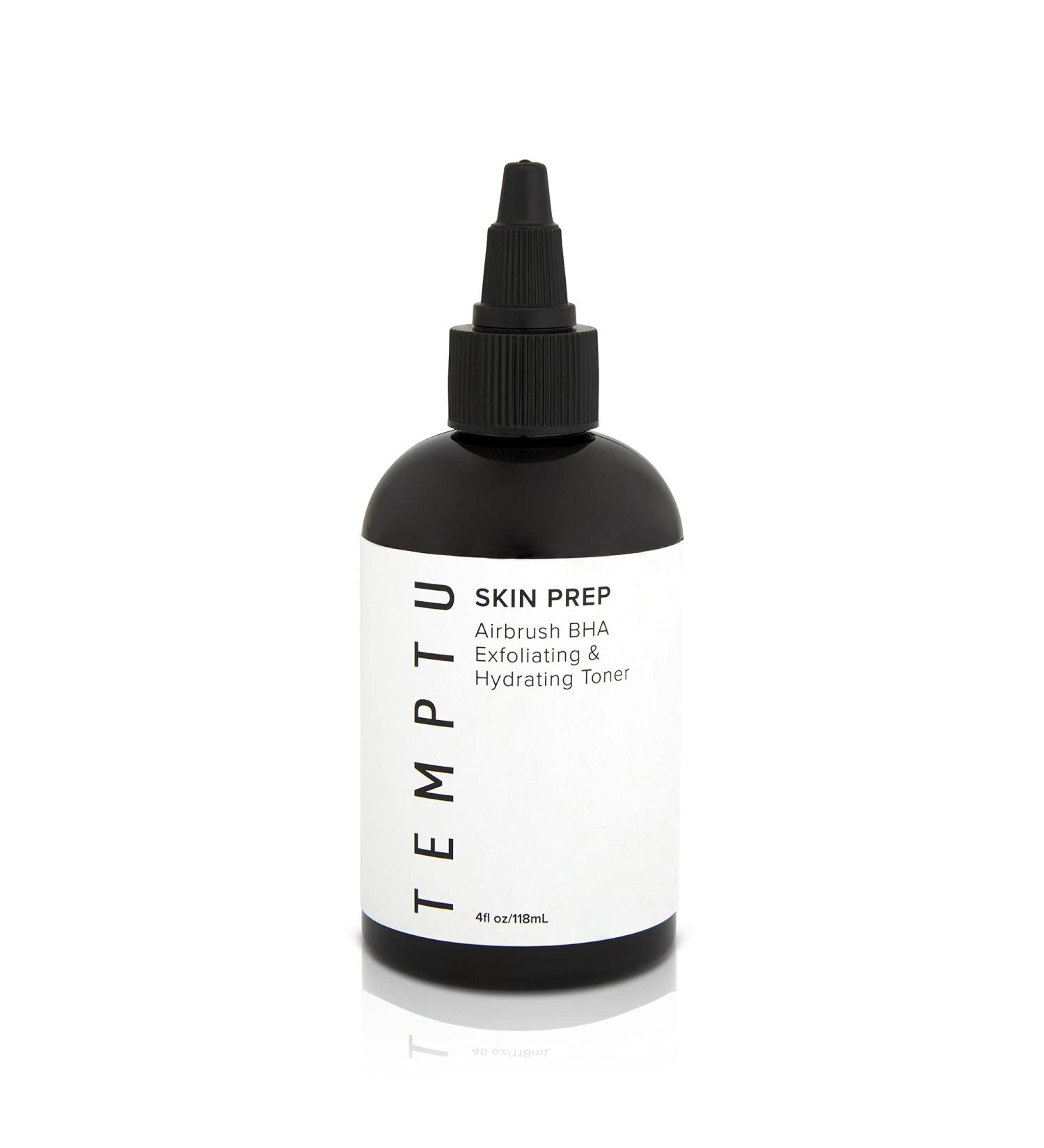 TEMPTU Skin Prep BHA Exfoliating Hydrating Toner - 5% Willow Bark Natural Facial Exfoliant - Buy Online on SooperMarket.com