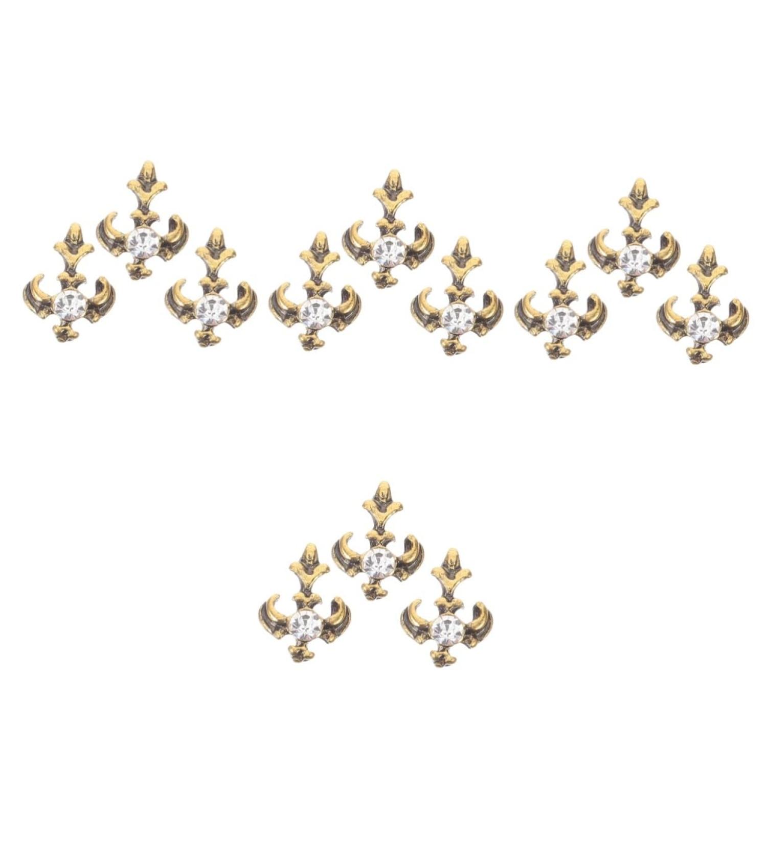 PACKOVE Tooth Gems Kit 12 Pcs Retro Retro Decor Grills for Your Teeth Accessories European and American Dental Tooth Jewels - Buy Online on SooperMarket.com