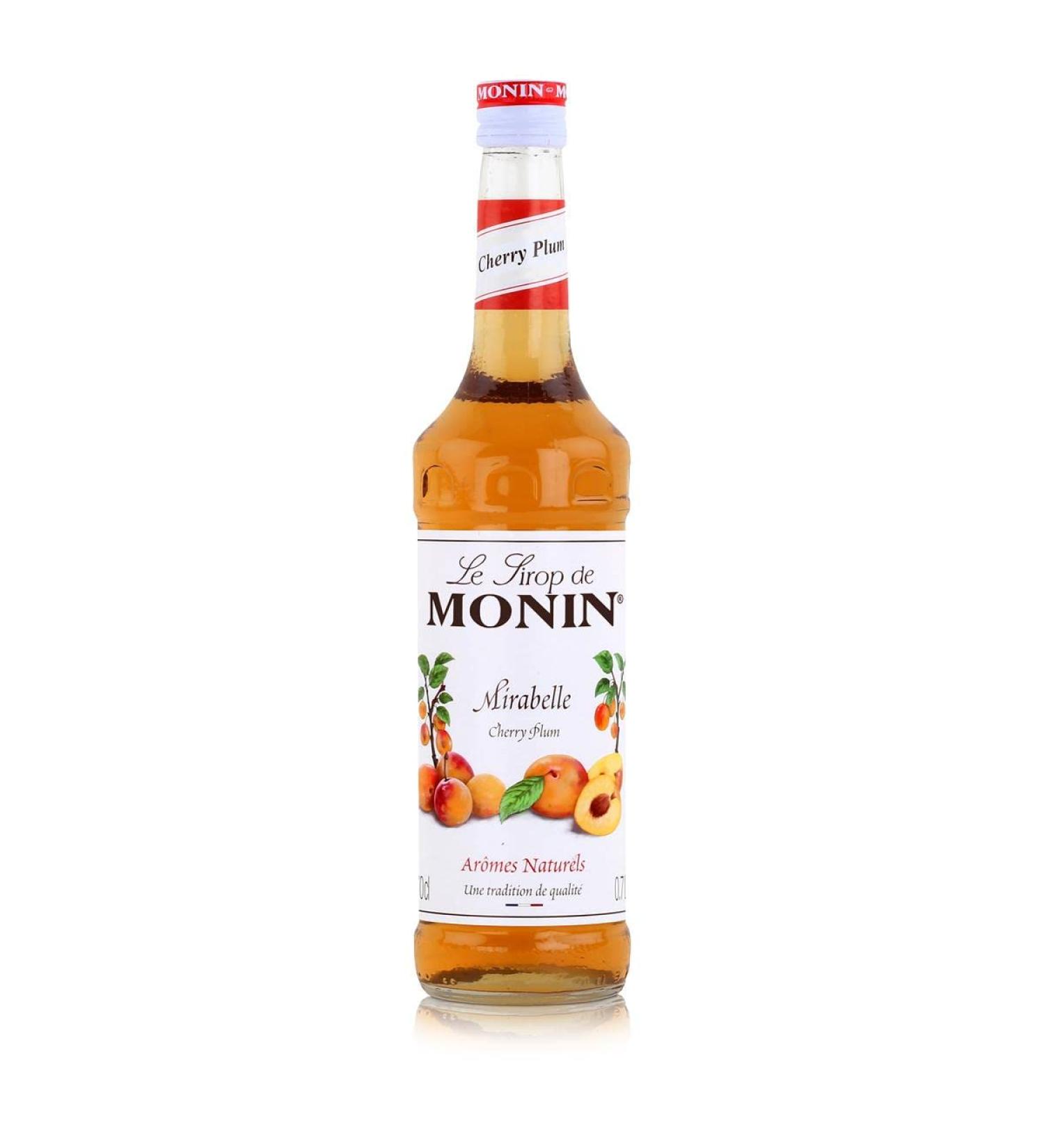 Buy Monin Mirabelle Syrup 0.7 L - Perfect for Cocktails & Desserts | International Shipping Available - Buy Online on SooperMarket.com