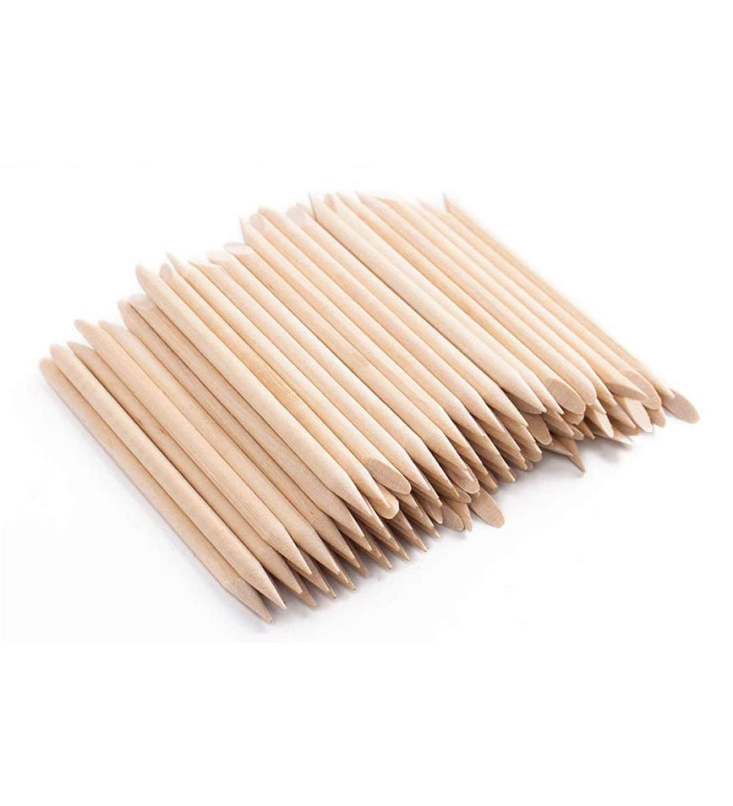 Wooden Orange Sticks Nail Cuticle Stick for Pusher Remover Manicure Art Pedicure Pedicure Tools 100PCS Beauty tools - Buy Online on SooperMarket.com
